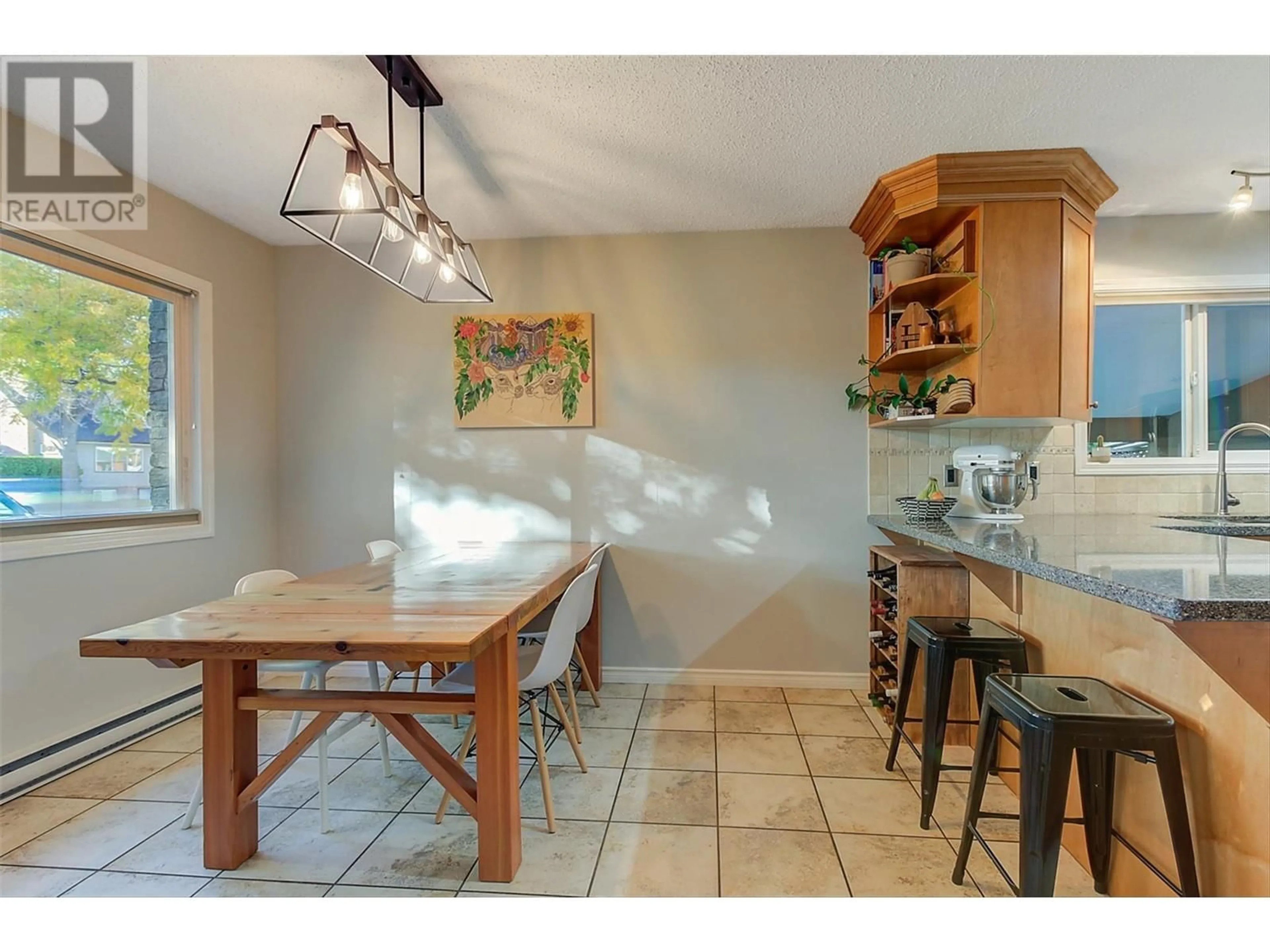 Open concept kitchen, ceramic/tile floor for 2645 ETHEL STREET, Kelowna British Columbia V1Y8C4