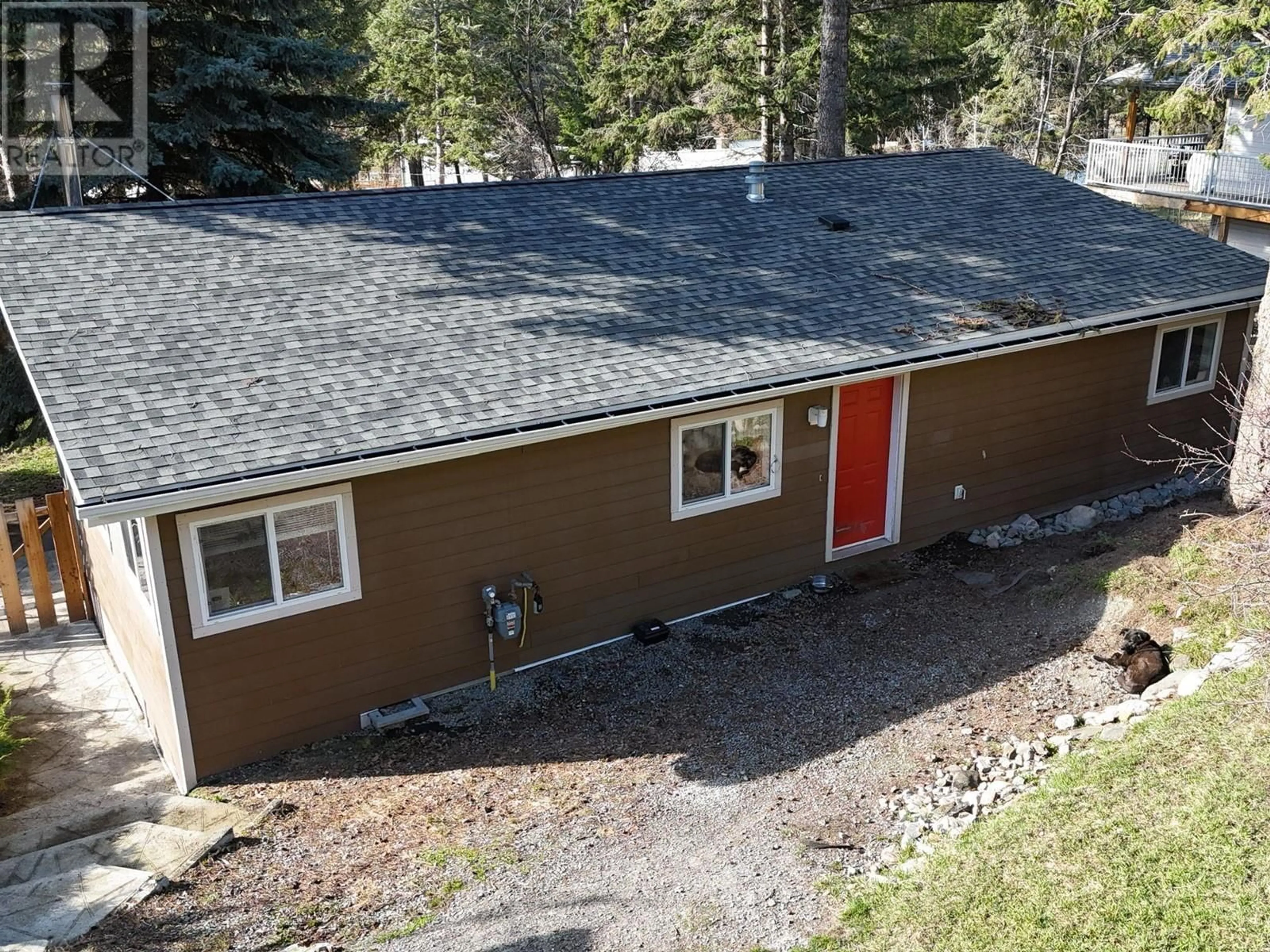 A pic from outside/outdoor area/front of a property/back of a property/a pic from drone, mountain view for 1801 CARL THOMPSON ROAD, Cranbrook British Columbia V1C6V7