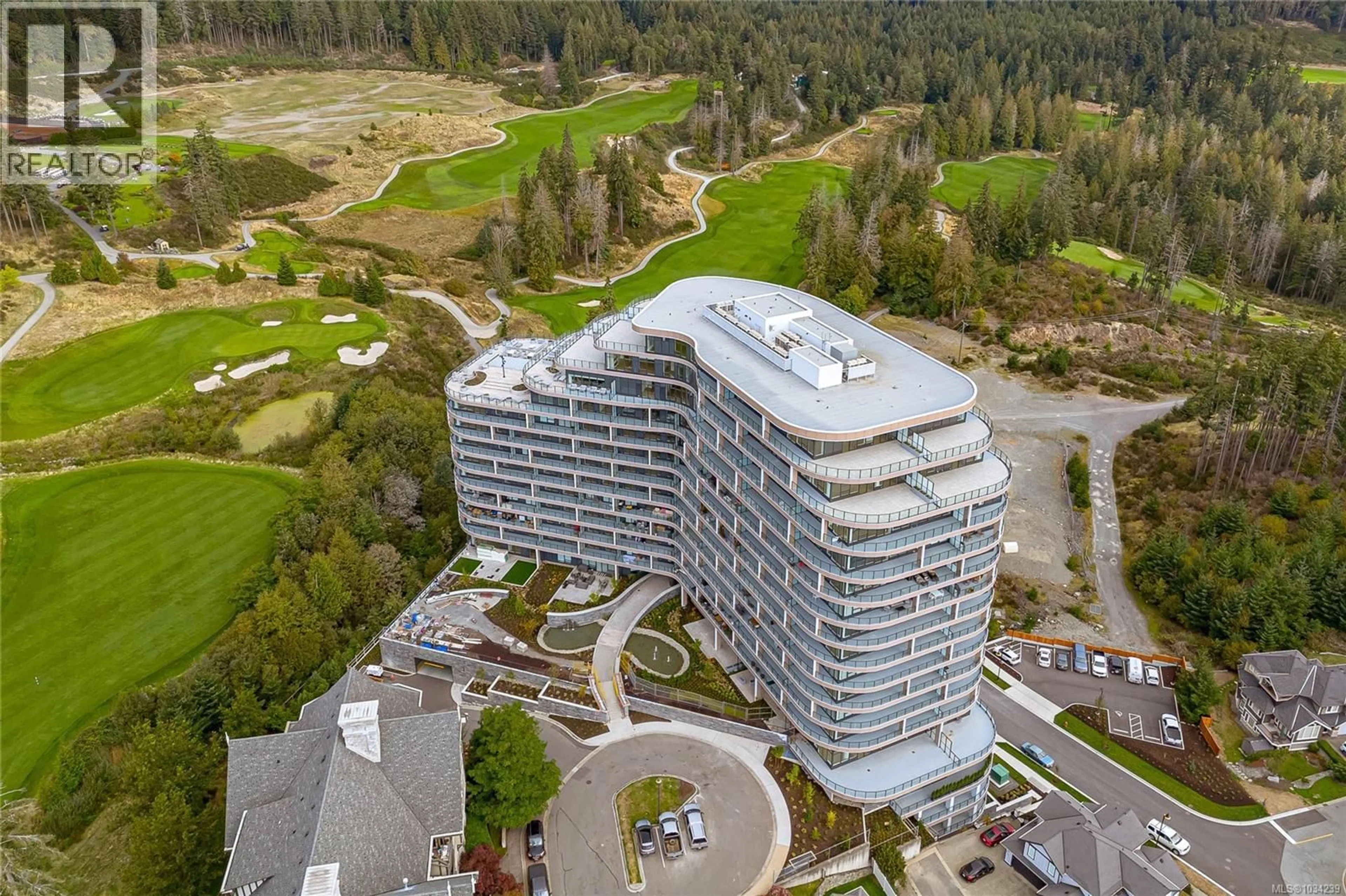 A pic from outside/outdoor area/front of a property/back of a property/a pic from drone, building for 915 - 2000 HANNINGTON ROAD, Langford British Columbia V9B6R6