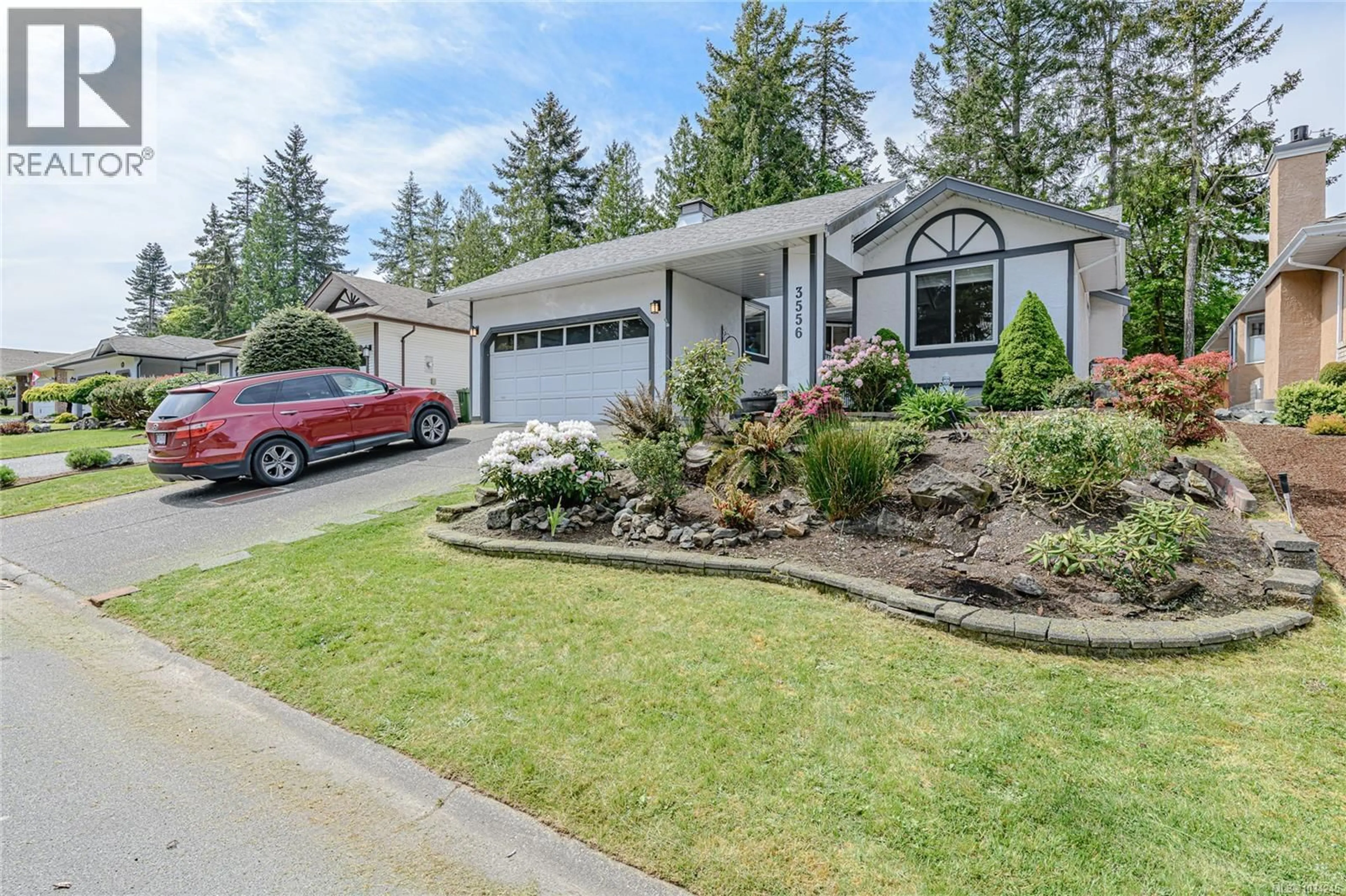 Home with vinyl exterior material, street for 3556 ARBUTUS DRIVE SOUTH, Cobble Hill British Columbia V8H0K8