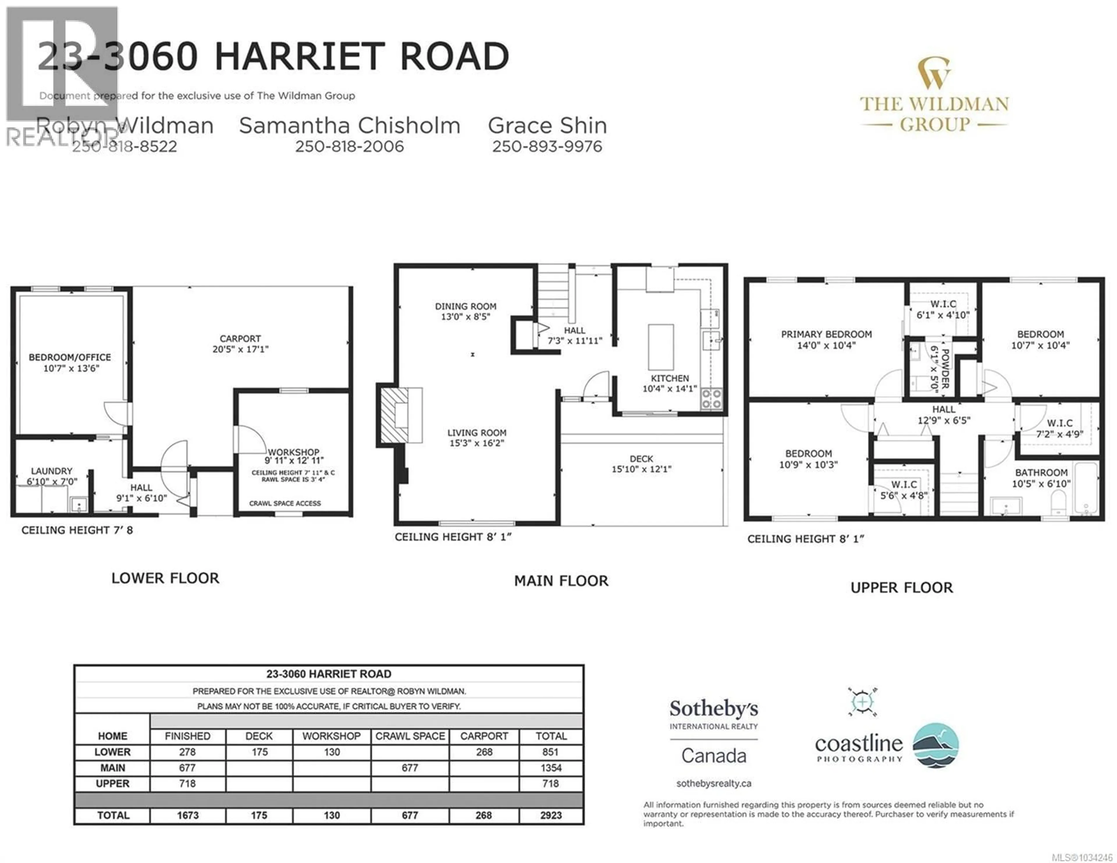 Floor plan for 23 - 3060 HARRIET ROAD, Saanich British Columbia V9A1T5