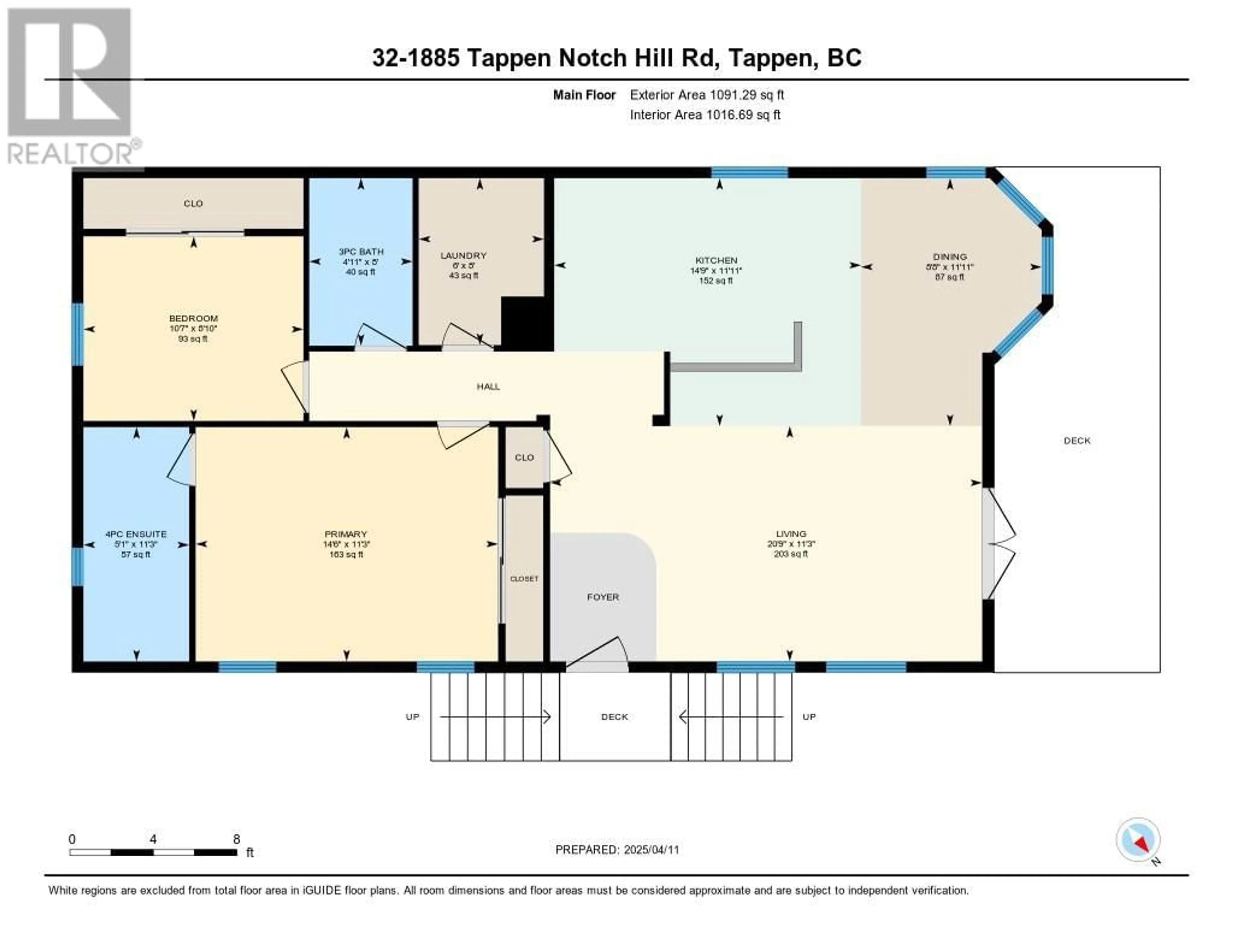 Floor plan for 32 - 1885 TAPPEN NOTCH HILL ROAD, Tappen British Columbia V0E2X3