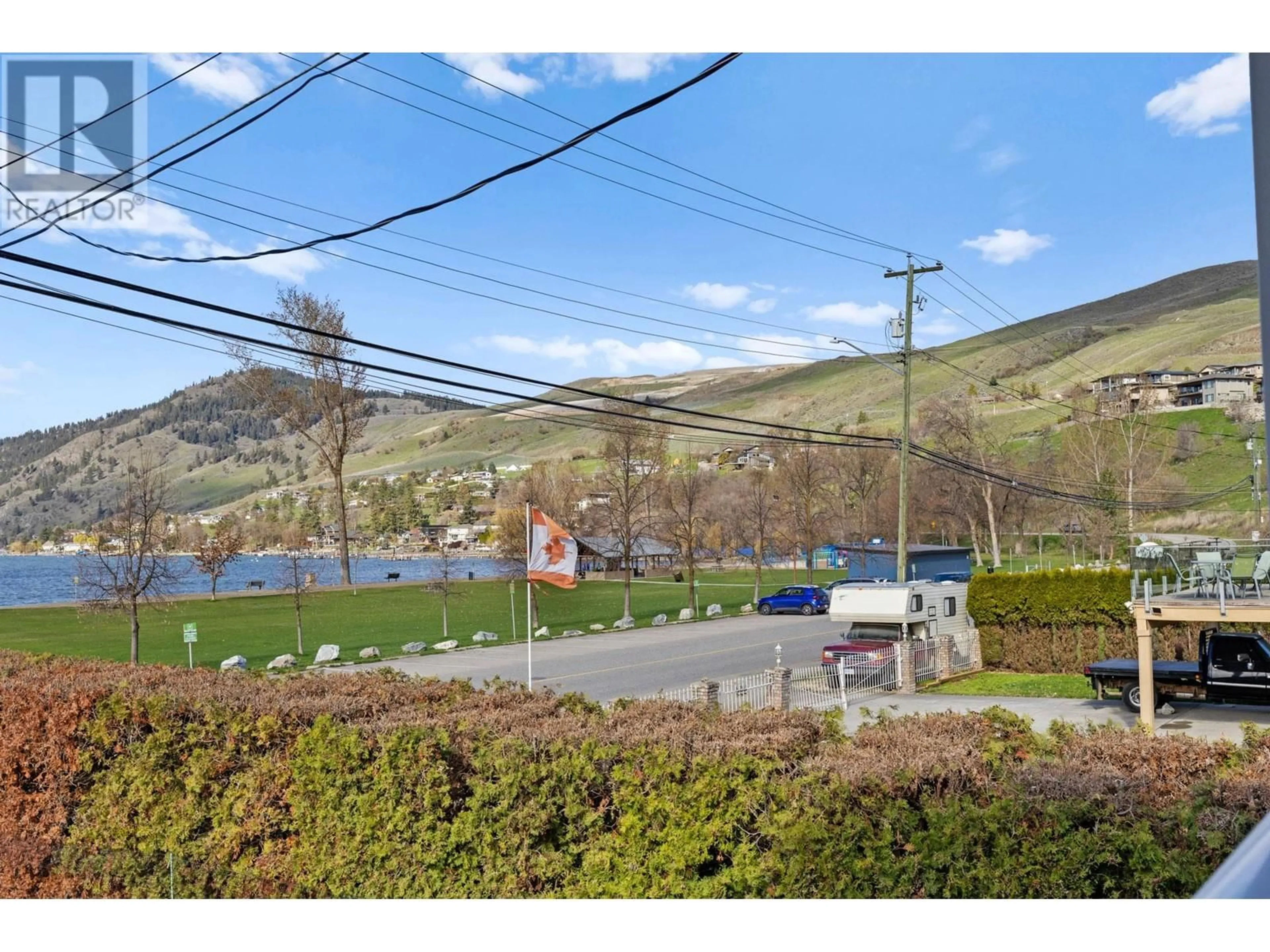 A pic from outside/outdoor area/front of a property/back of a property/a pic from drone, water/lake/river/ocean view for 7115 TRONSON ROAD, Vernon British Columbia V1T6L7