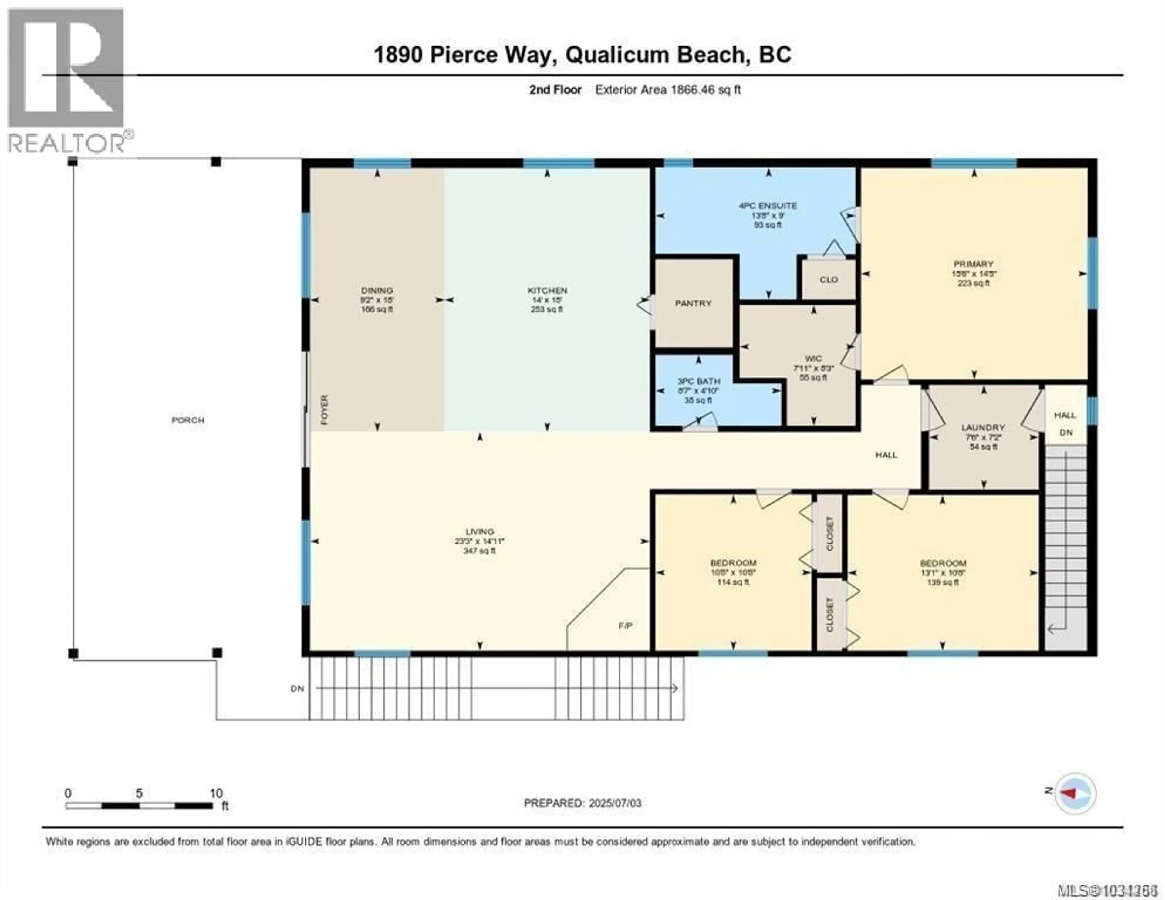 Floor plan for 1890 PIERCE WAY, Qualicum Beach British Columbia V9K2V1