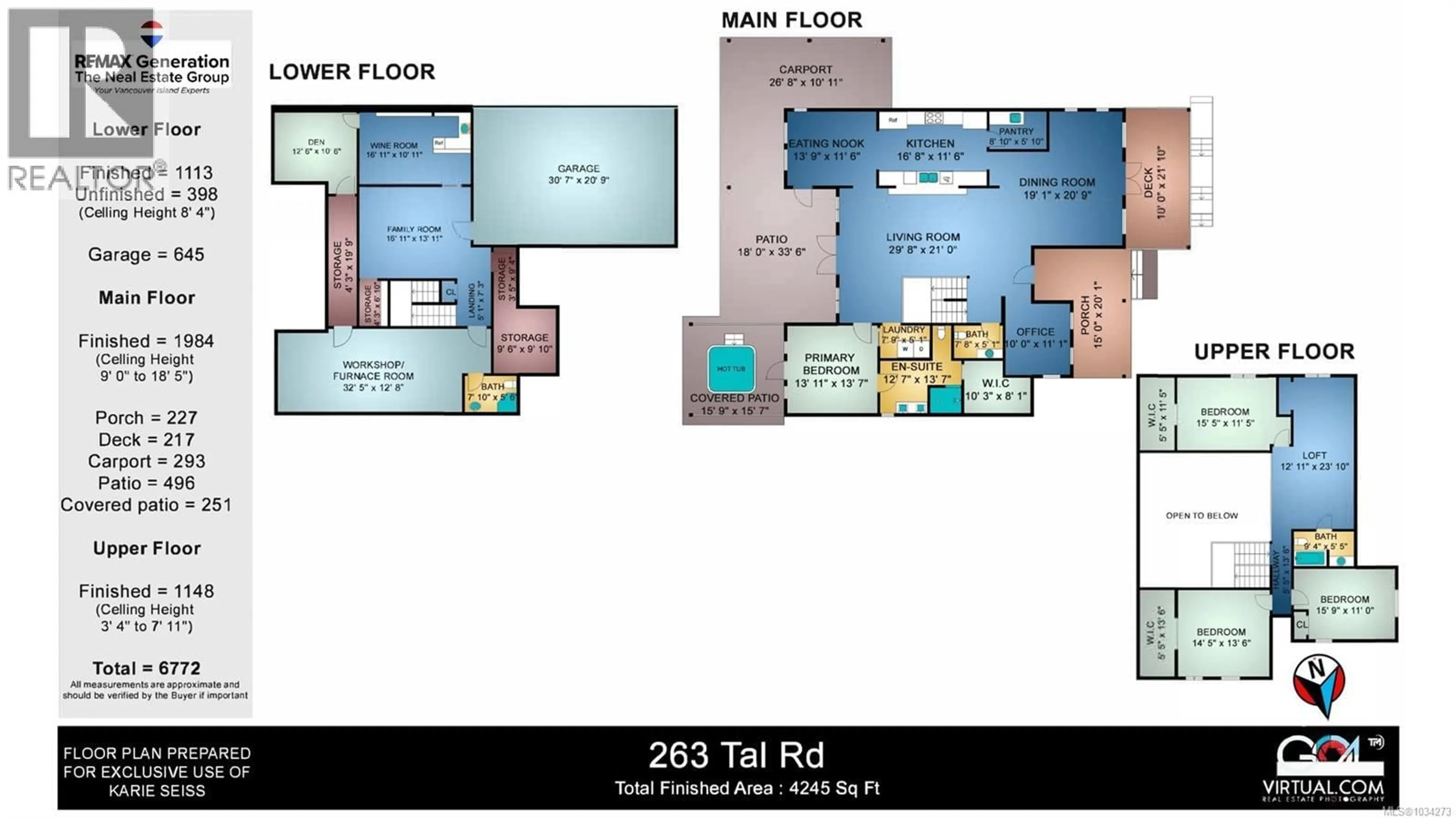 Floor plan for 263 TAL ROAD, Lake Cowichan British Columbia V0R2G0
