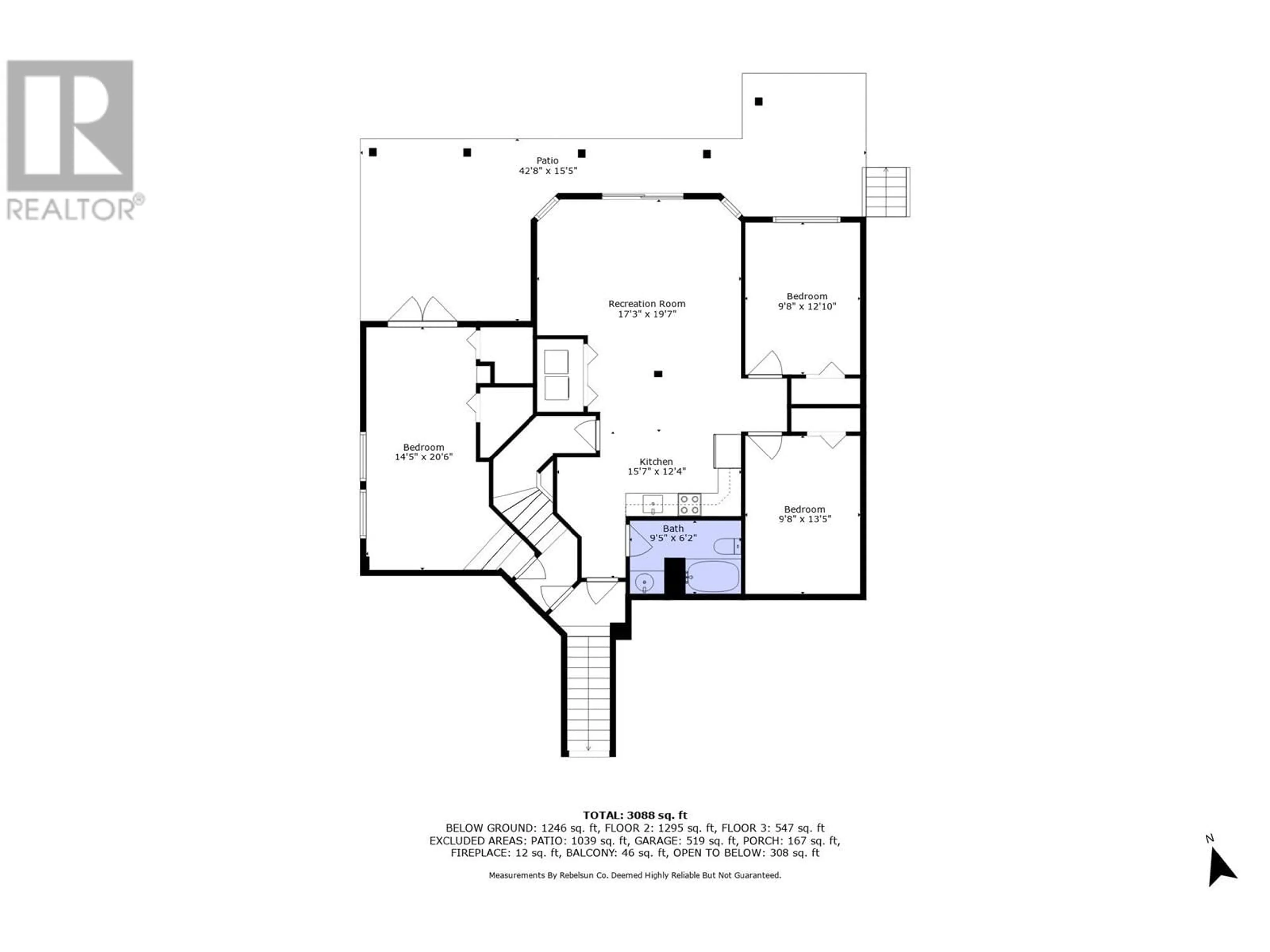 Floor plan for 4938 UPLANDS DRIVE, Kamloops British Columbia V2C6M8