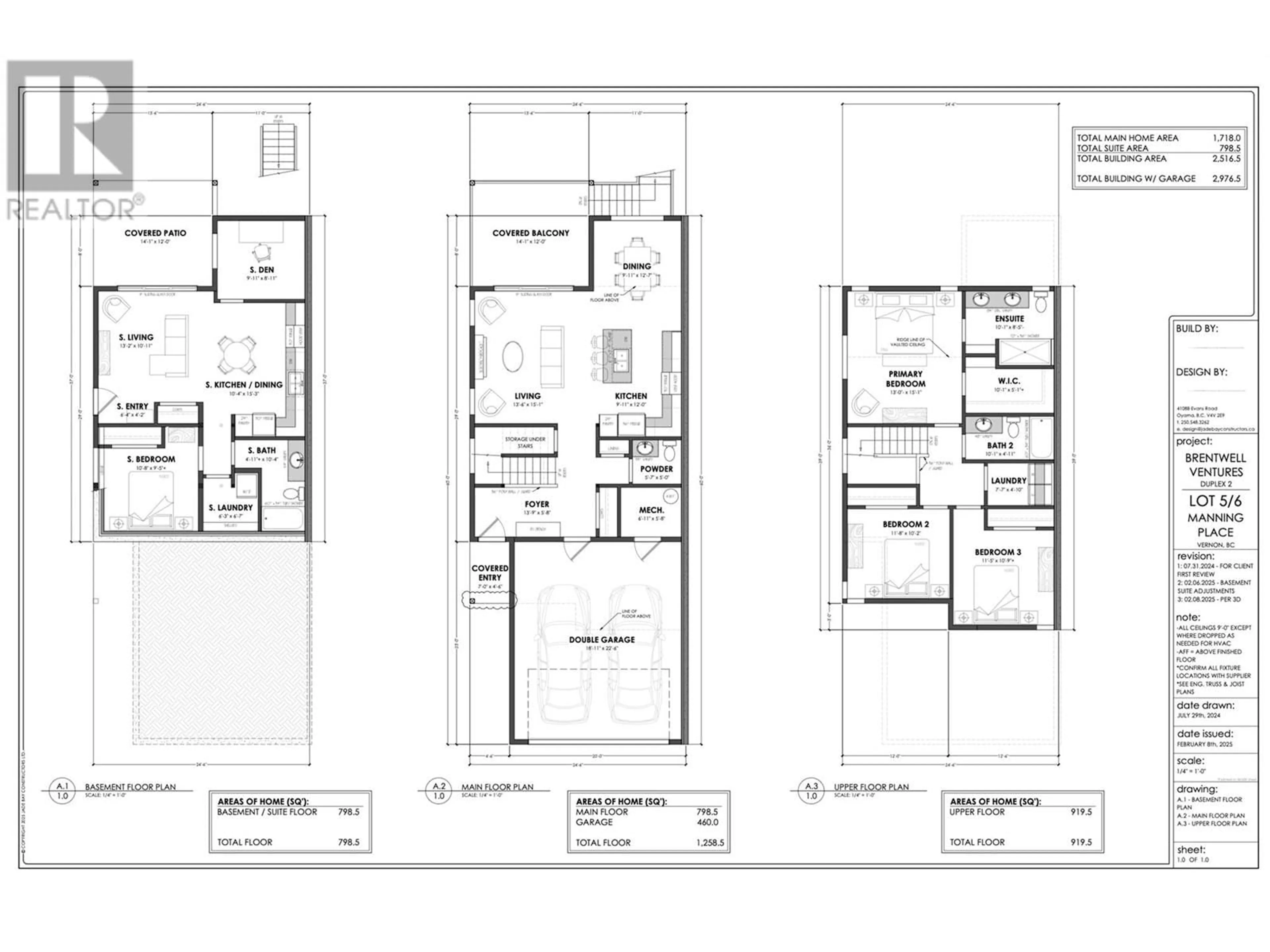 Floor plan for 6997 MANNING PLACE, Vernon British Columbia V1B0B6
