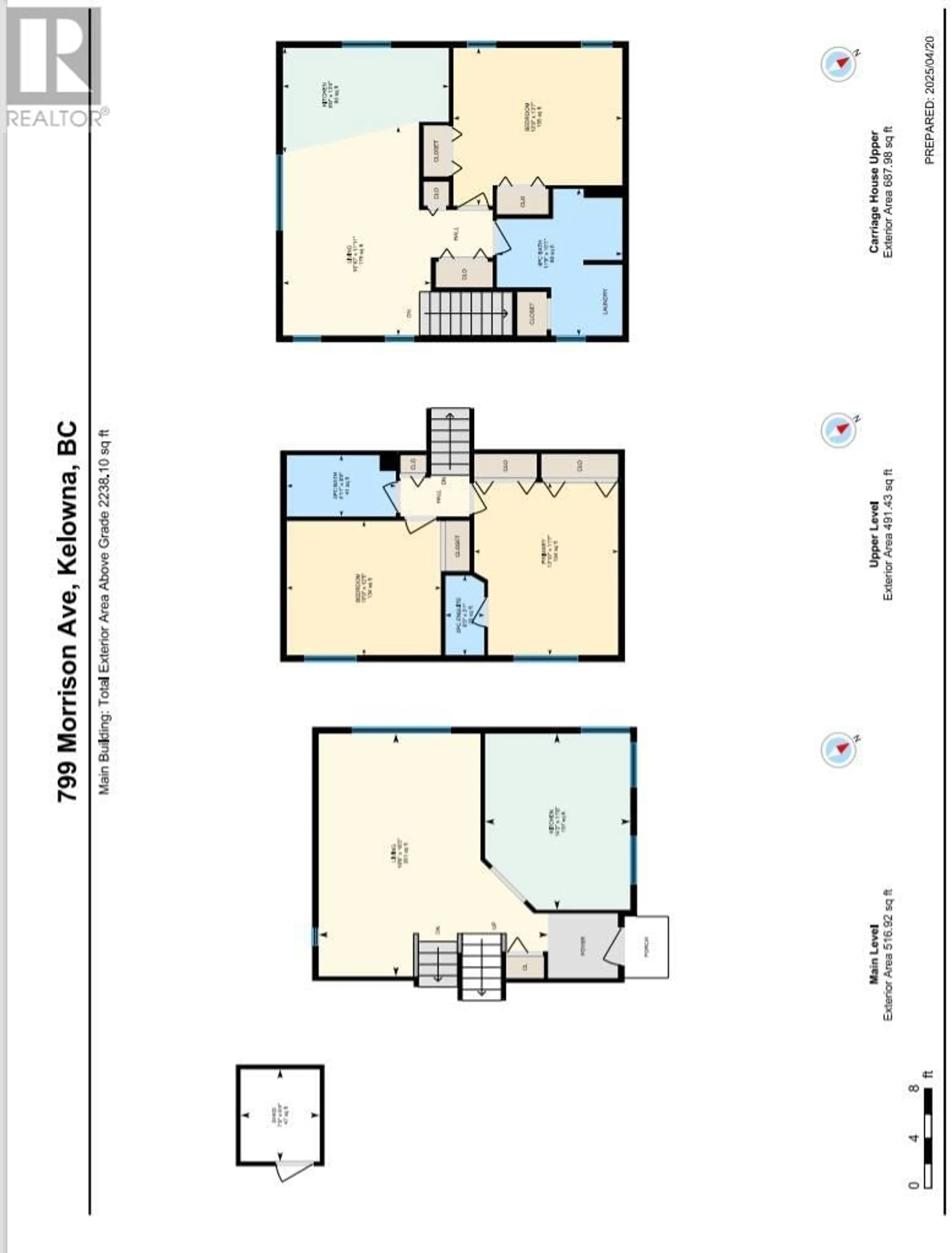 Floor plan for 799 MORRISON AVENUE, Kelowna British Columbia V1Y5E6