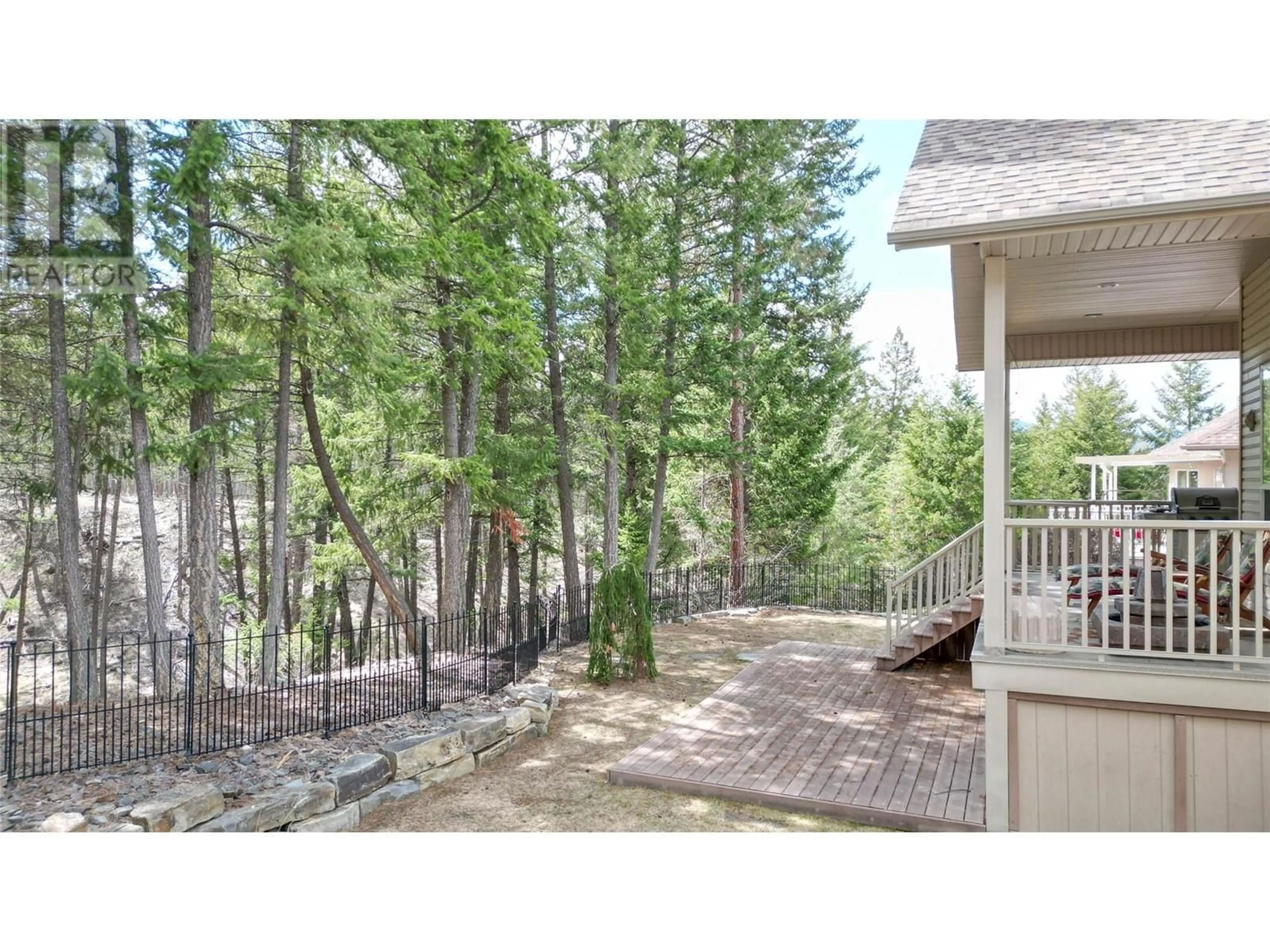 Patio, forest/trees view for 1545 MT FISHER CRESCENT, Cranbrook British Columbia V1C7J6
