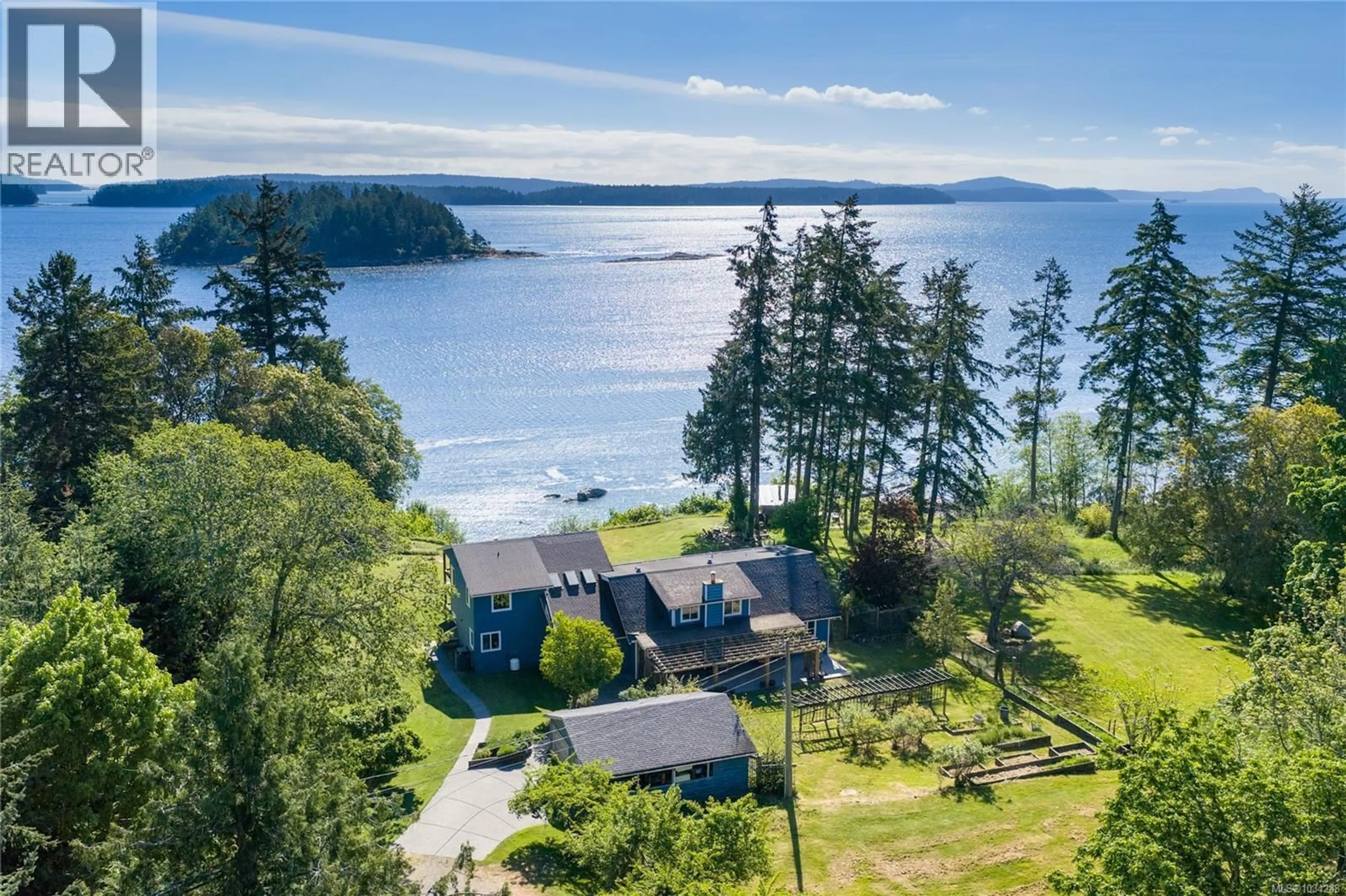 A pic from outside/outdoor area/front of a property/back of a property/a pic from drone, water/lake/river/ocean view for 1560 BREBBER ROAD, Nanaimo British Columbia V9R5K2