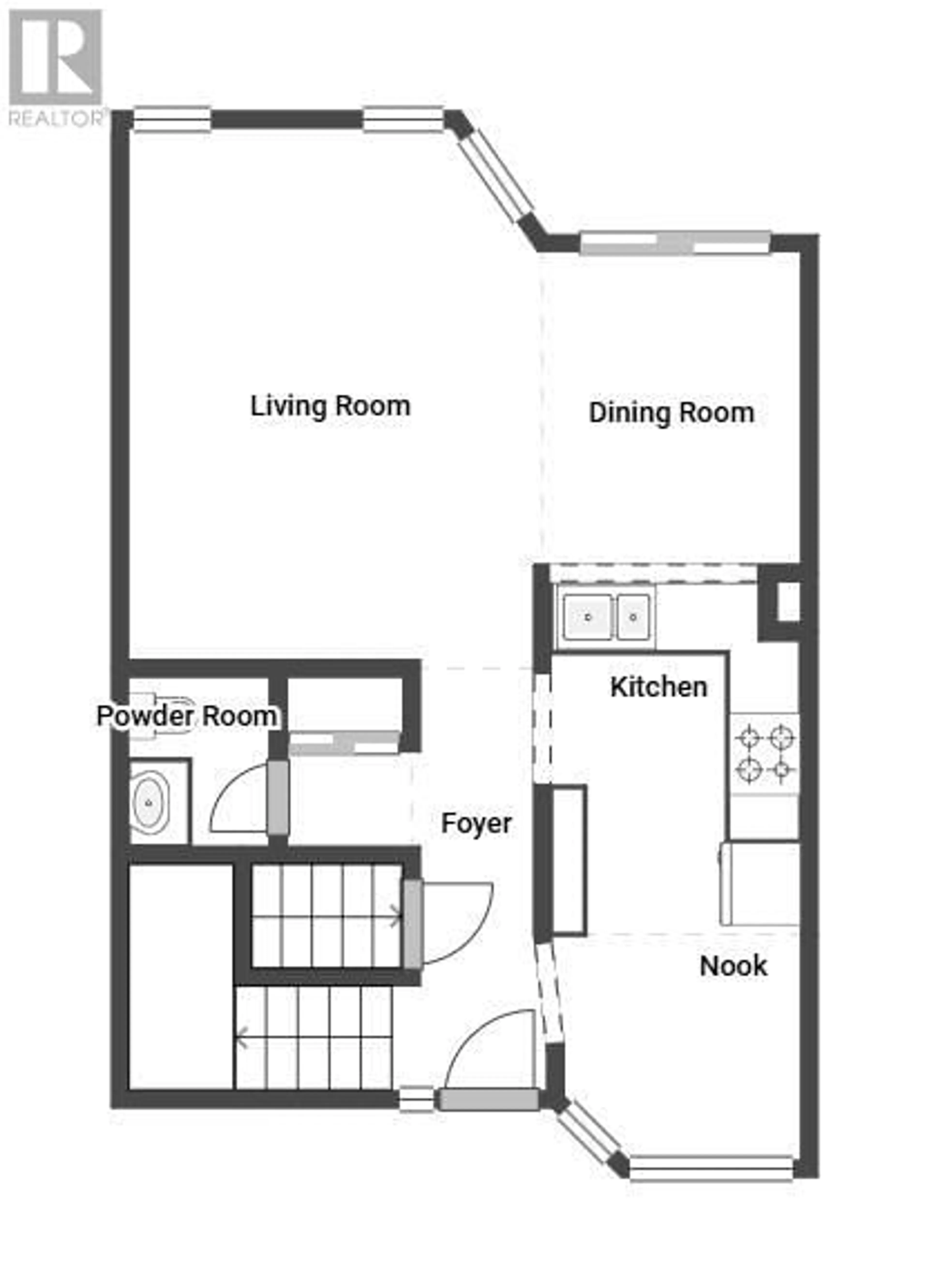 Floor plan for 205 - 2125 BURTCH ROAD, Kelowna British Columbia V1Y8N1