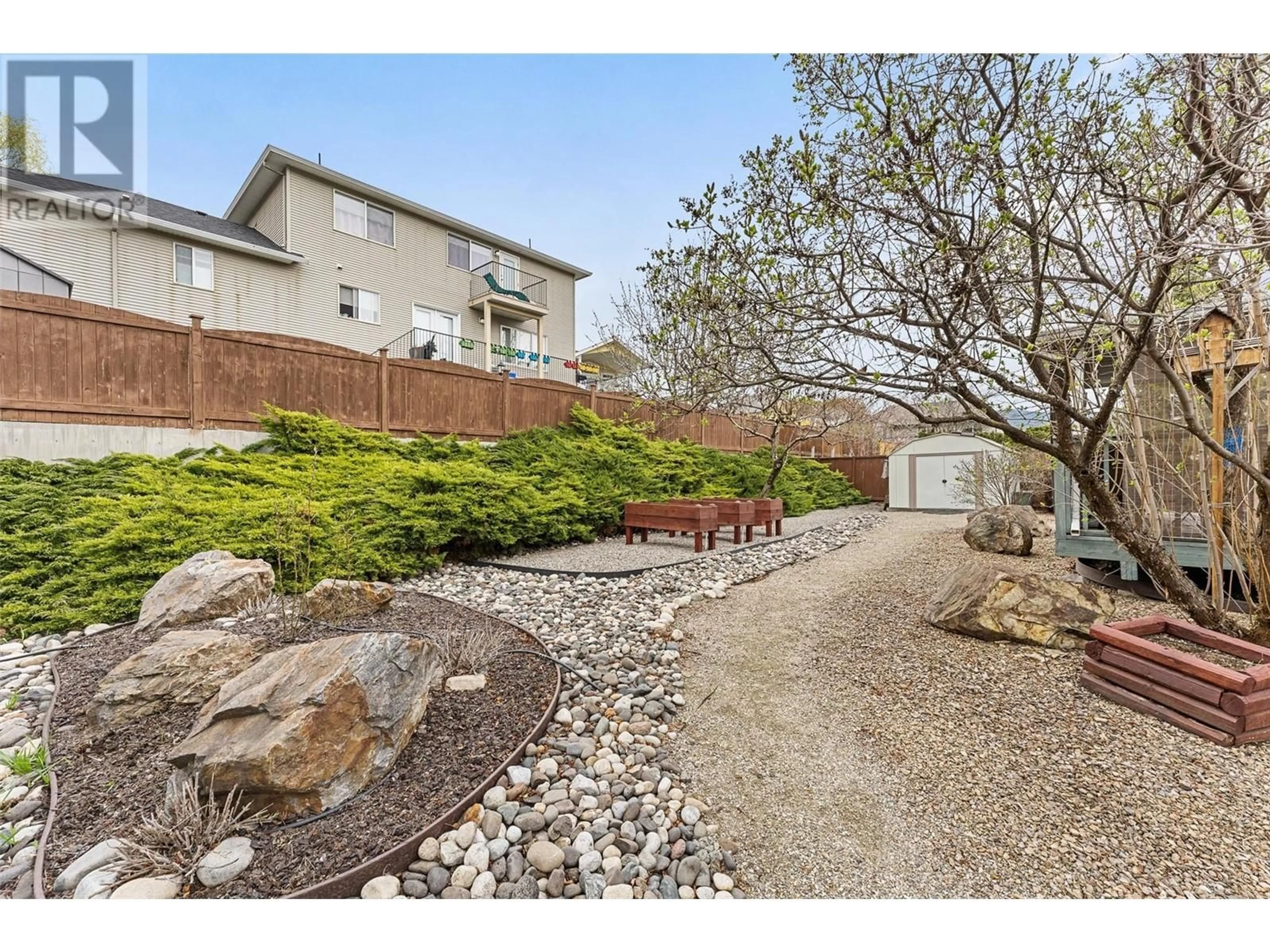 A pic from outside/outdoor area/front of a property/back of a property/a pic from drone, water/lake/river/ocean view for 5805 RICHFIELD DRIVE, Vernon British Columbia V1H1A7