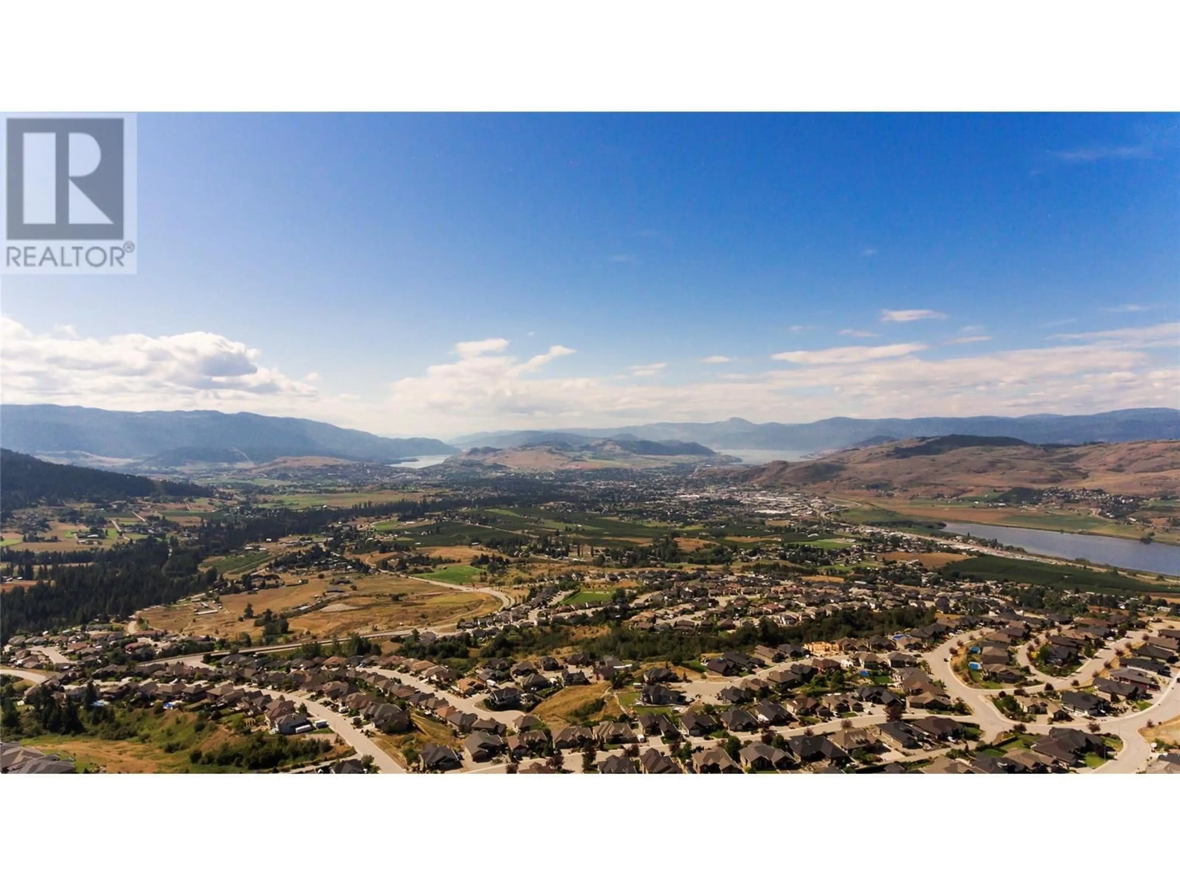 A pic from outside/outdoor area/front of a property/back of a property/a pic from drone, mountain view for 7329 SUNRIDGE ROAD, Vernon British Columbia V1B4C8