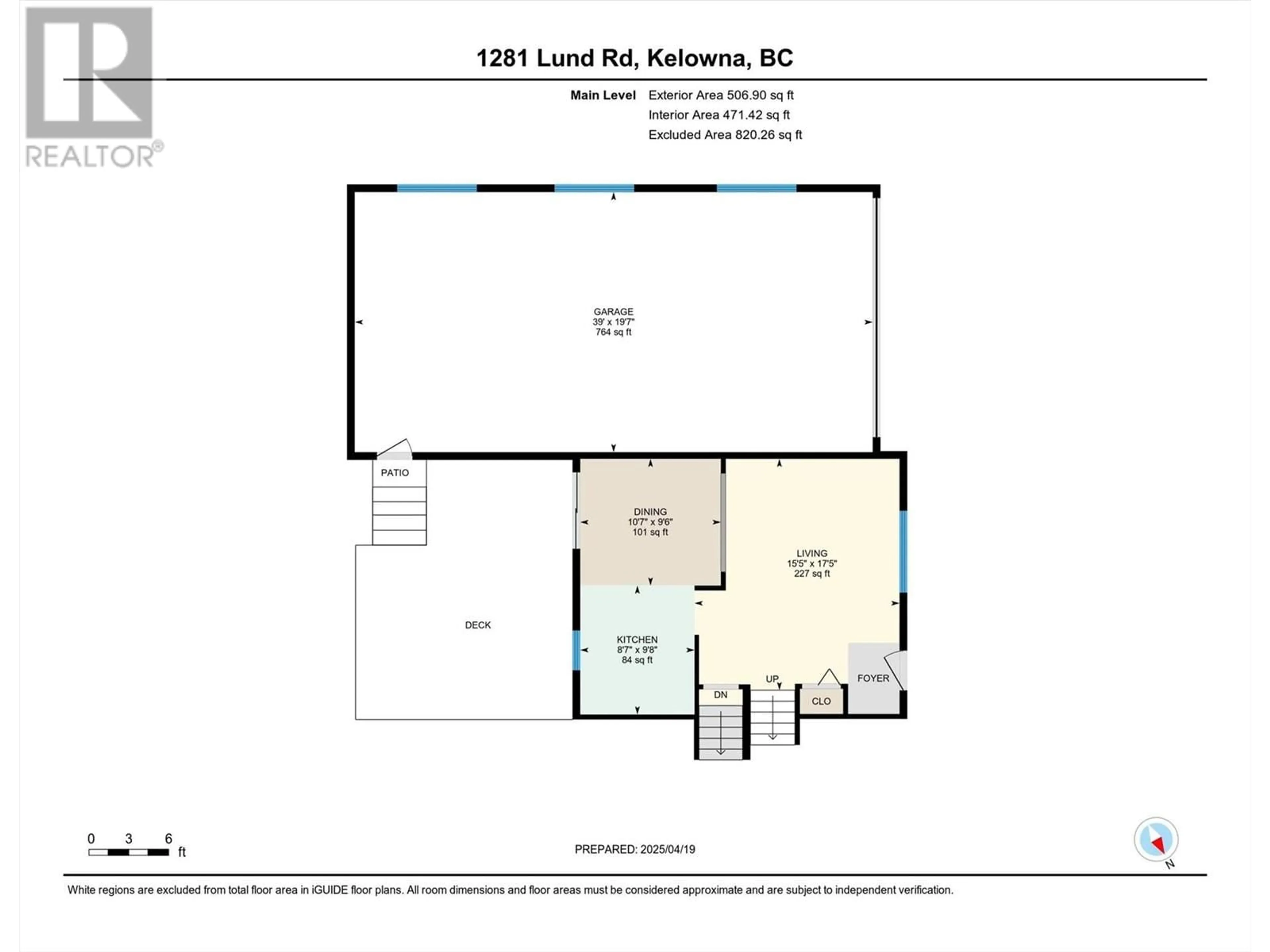 Floor plan for 1281 LUND ROAD, Kelowna British Columbia V1P1K9