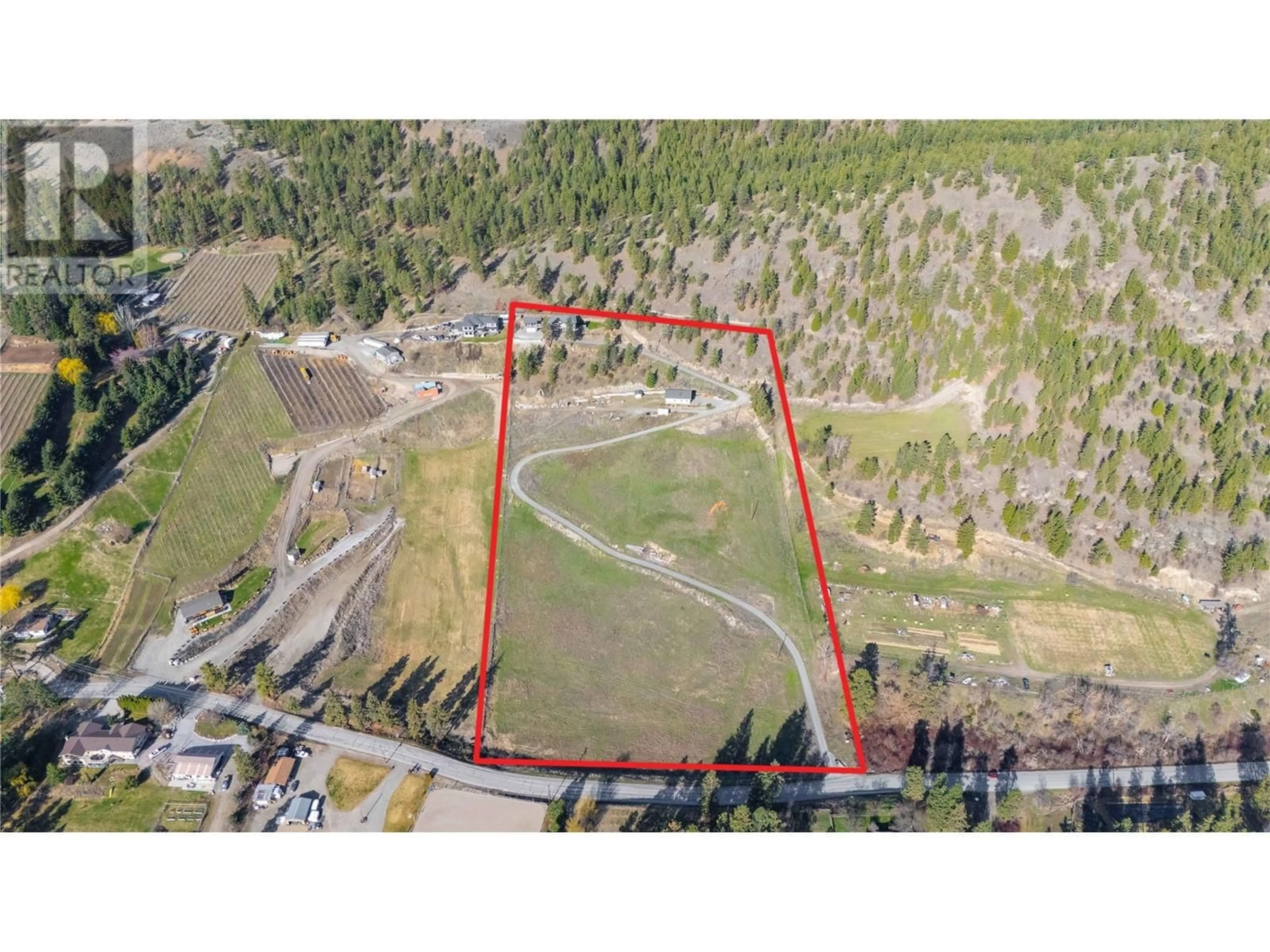 A pic from outside/outdoor area/front of a property/back of a property/a pic from drone, unknown for 6220 SIMPSON ROAD, Summerland British Columbia V0H1Z2