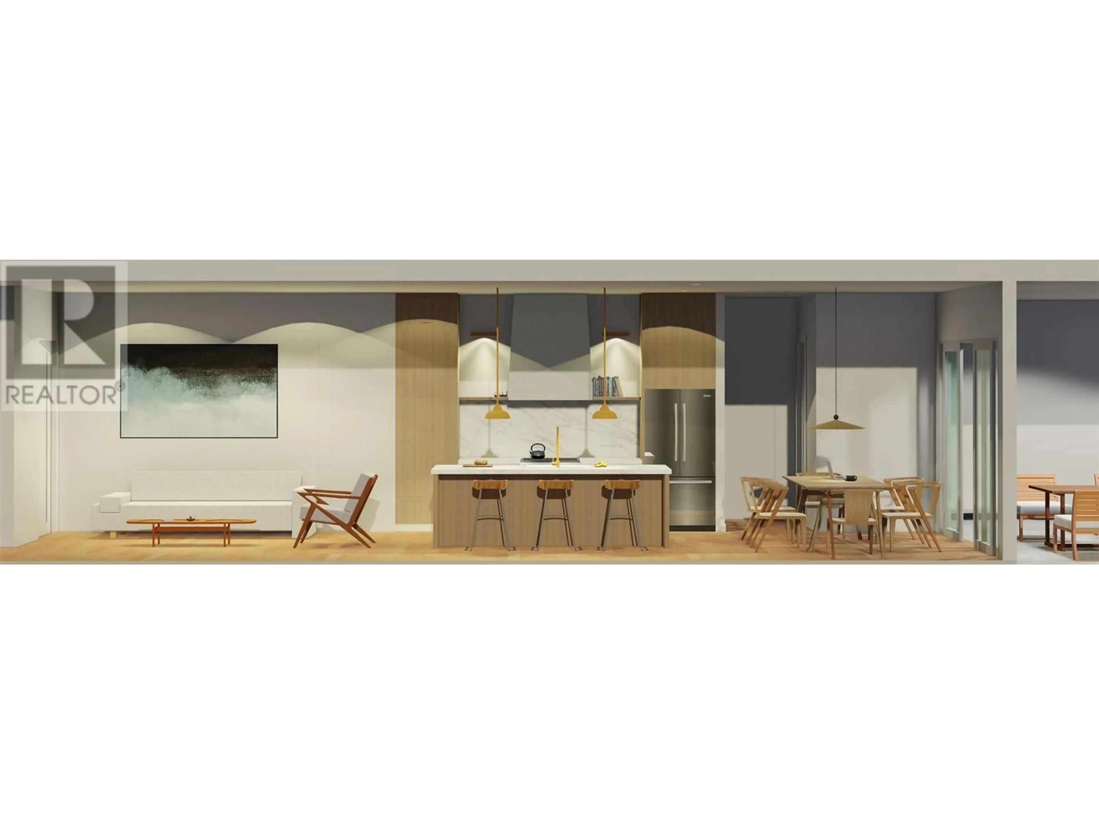 Open concept kitchen, wood/laminate floor for 2231 RICHTER STREET, Kelowna British Columbia V1Y2N9