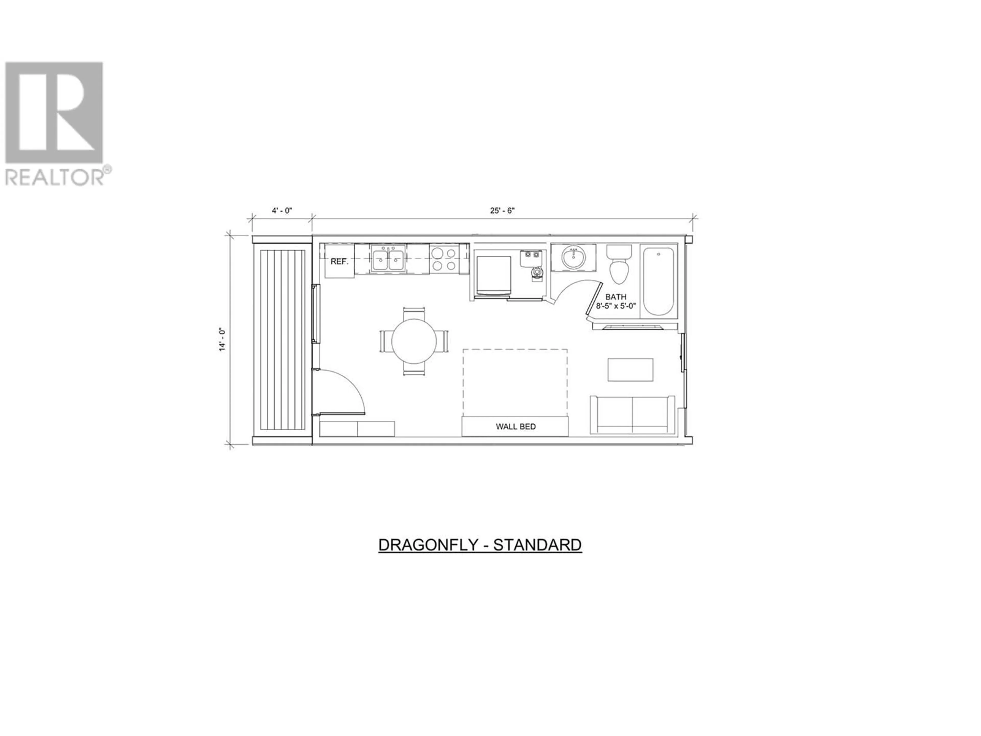 Floor plan for 5a - 8900 JIM BAILEY ROAD, Kelowna British Columbia V4V1E5