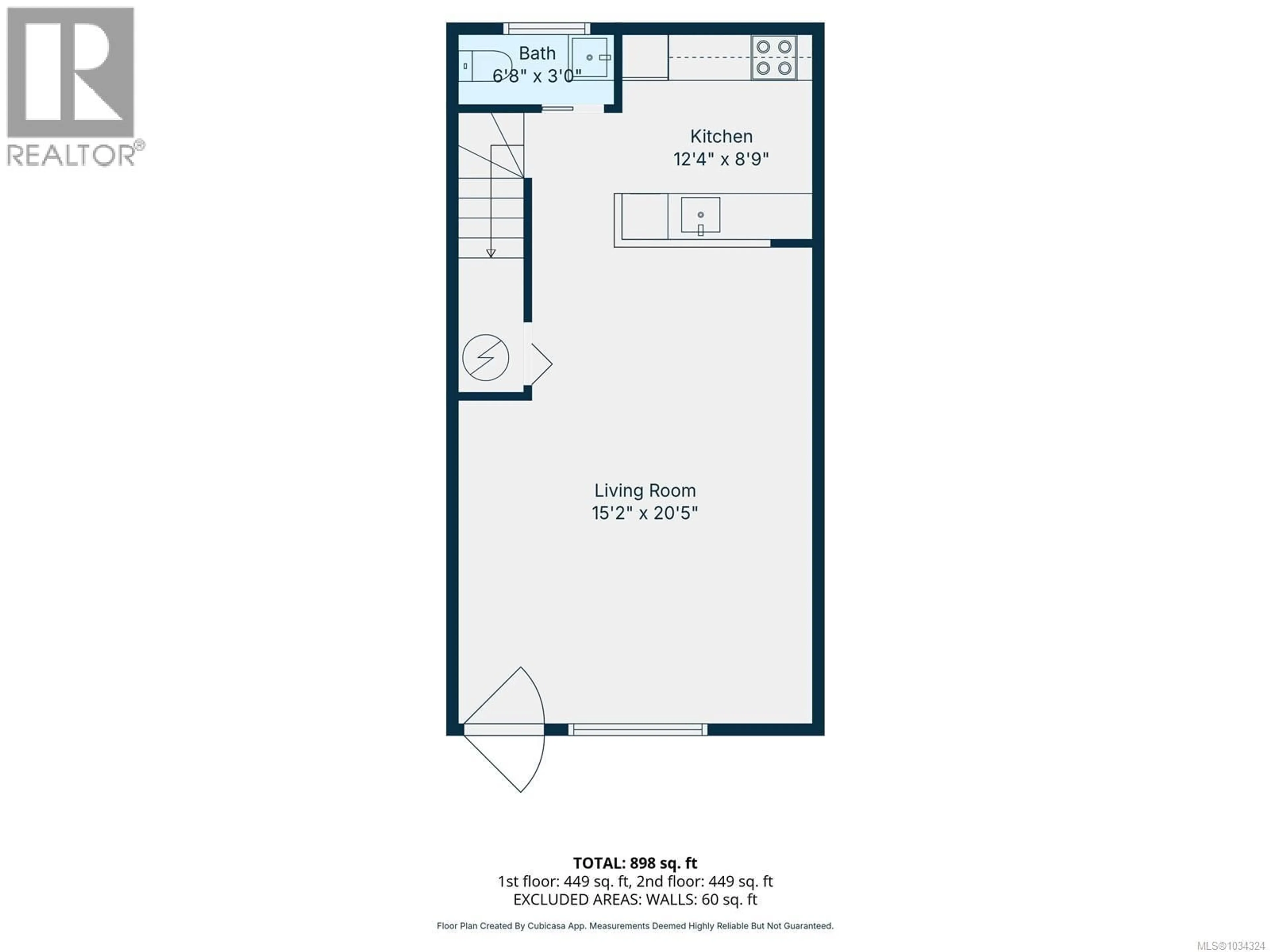 Floor plan for 112 - 824 ISLAND HIGHWAY SOUTH, Campbell River British Columbia V9W1A8