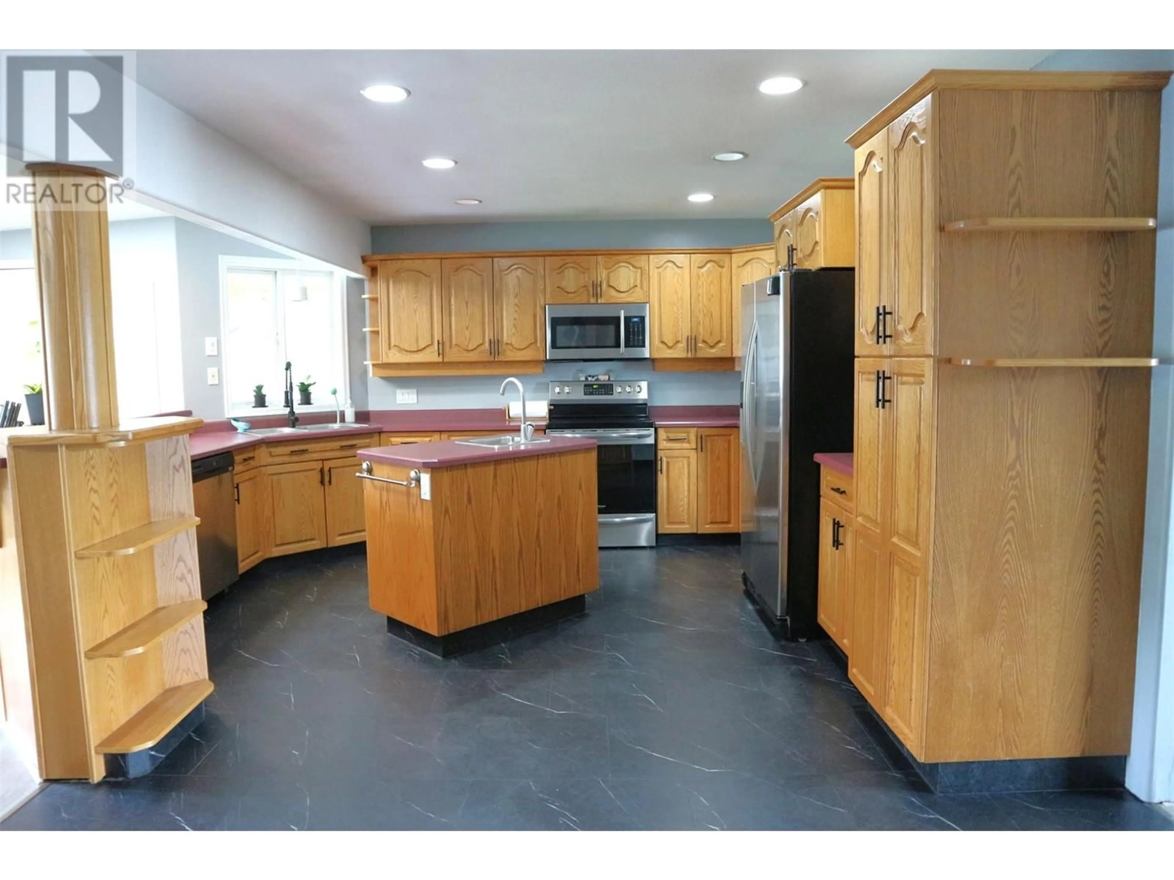 Standard kitchen, ceramic/tile floor for 714 MAPLE STREET, Sicamous British Columbia V0E2V1