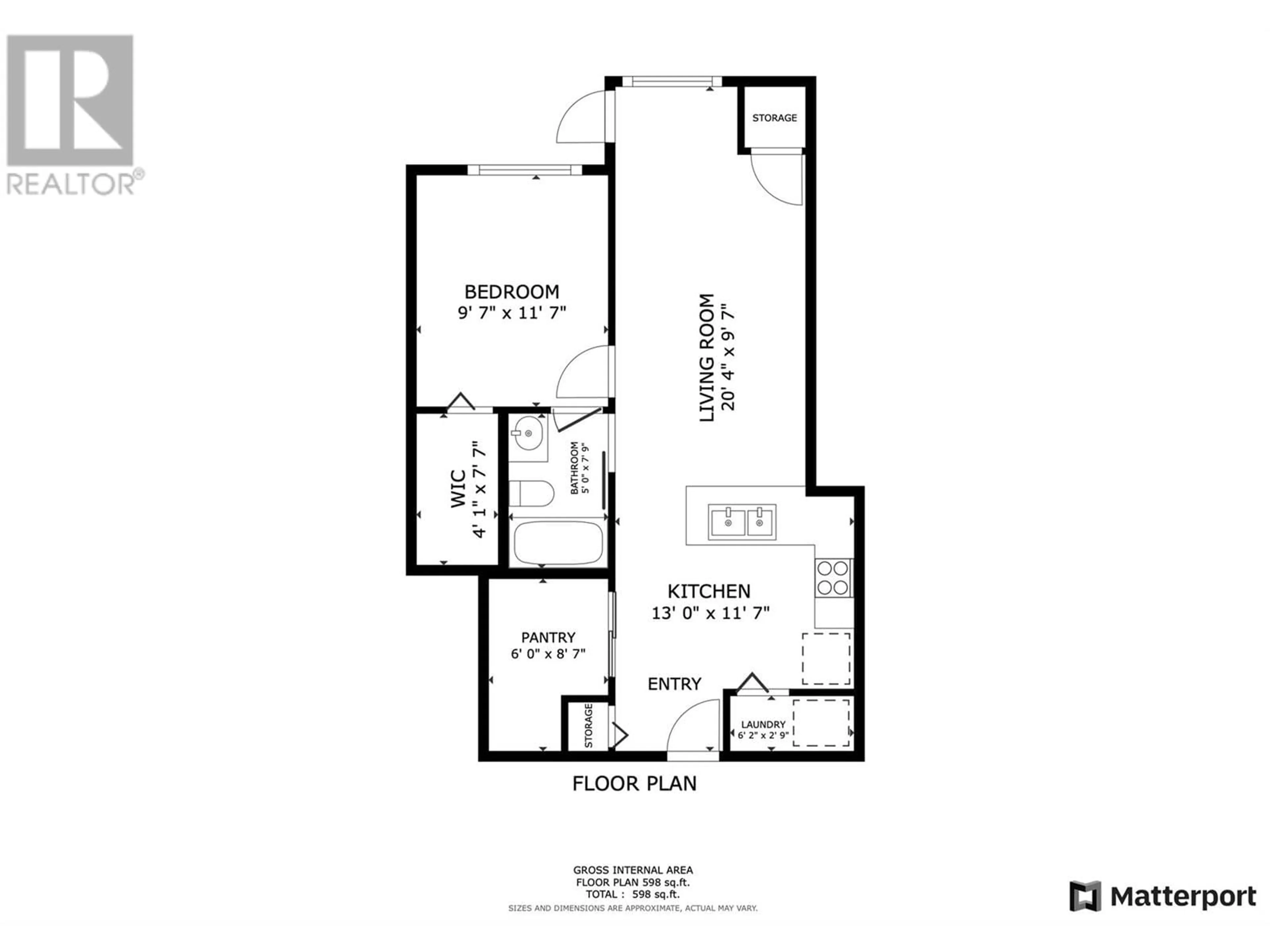 Floor plan for 517 - 191 HOLLYWOOD ROAD SOUTH, Kelowna British Columbia V1X0B5