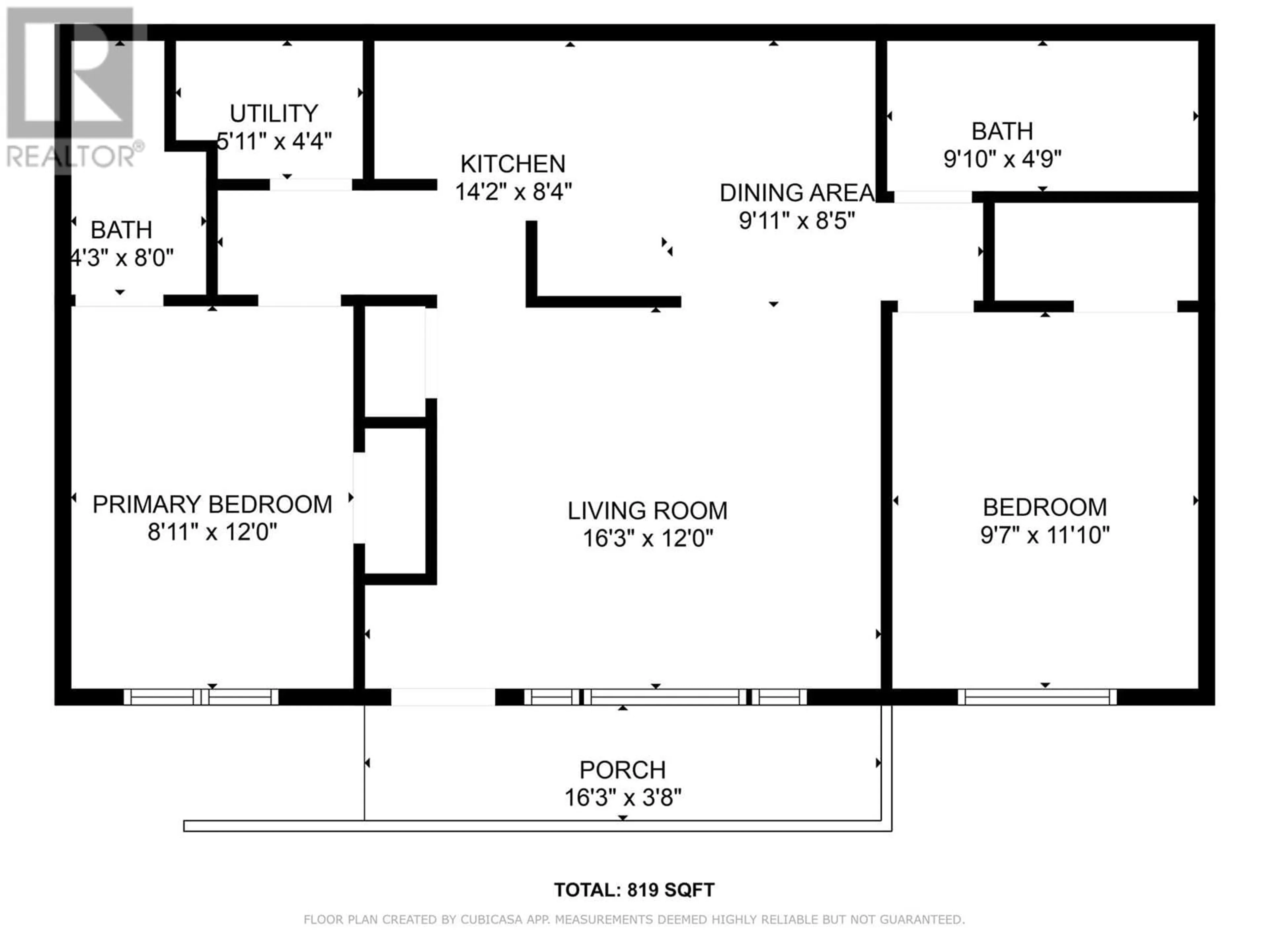 Floor plan for 207 - 505 BROWNE ROAD, Vernon British Columbia V1T7M2