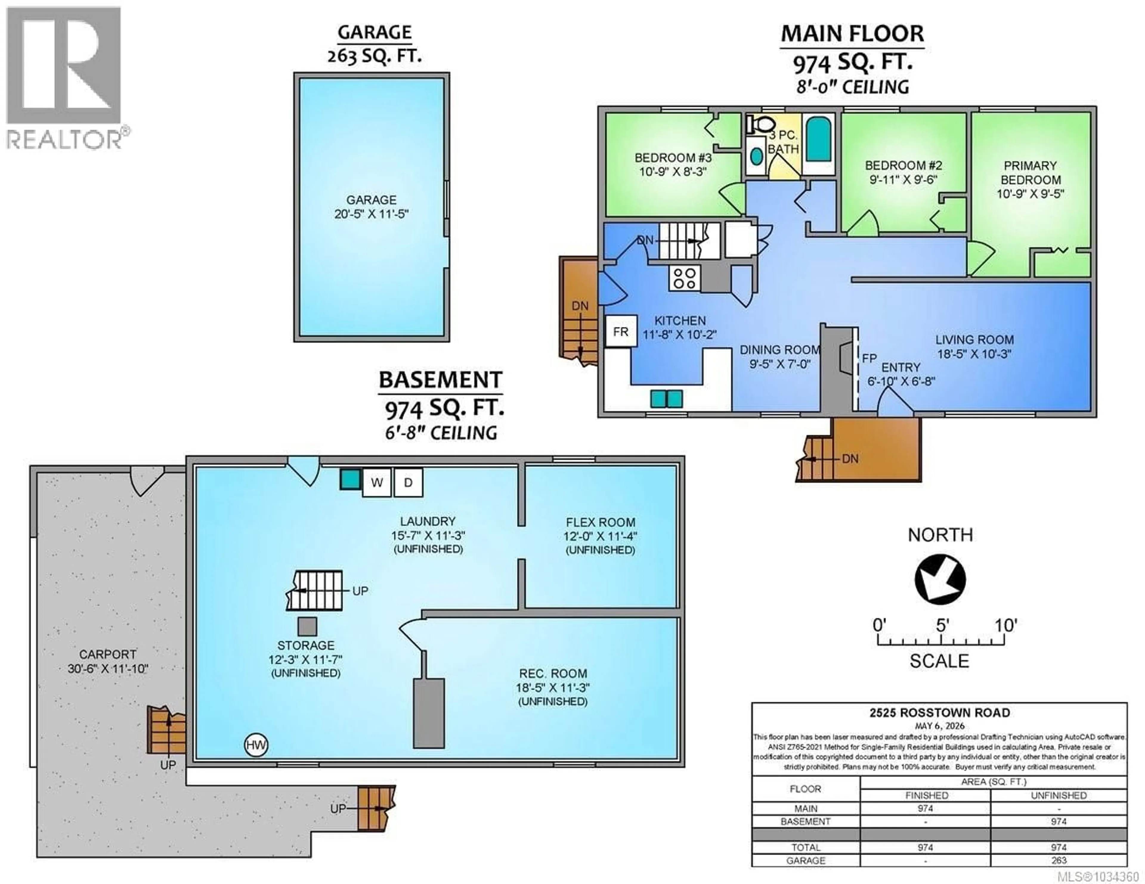 Floor plan for 2525 ROSSTOWN ROAD, Nanaimo British Columbia V9T3R9