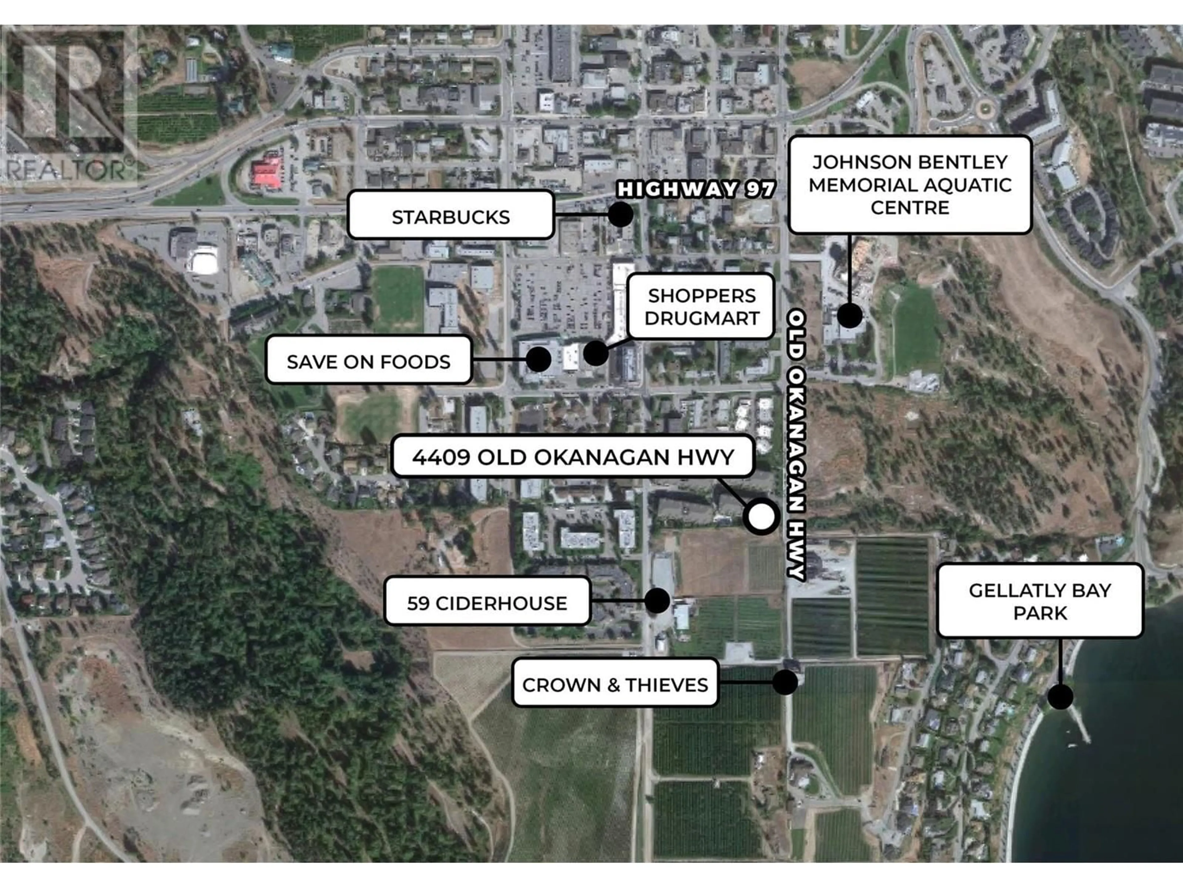 Picture of a map for 1301 - 3833 BROWN ROAD, West Kelowna British Columbia V4T2J3