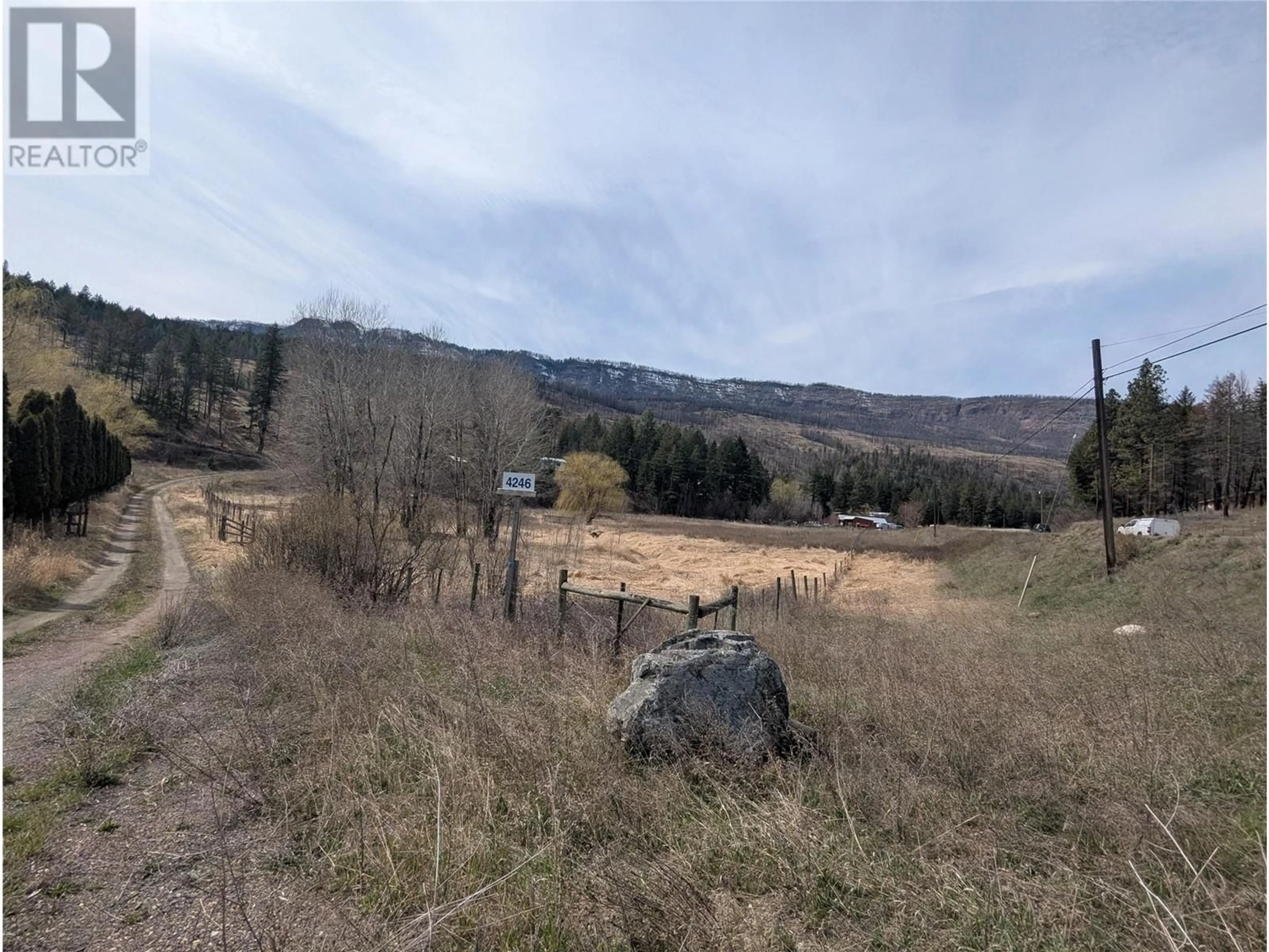 A pic from outside/outdoor area/front of a property/back of a property/a pic from drone, mountain view for 4246 KAMLOOPS VERNON HWY 97 HIGHWAY, Kamloops British Columbia V0E3B0