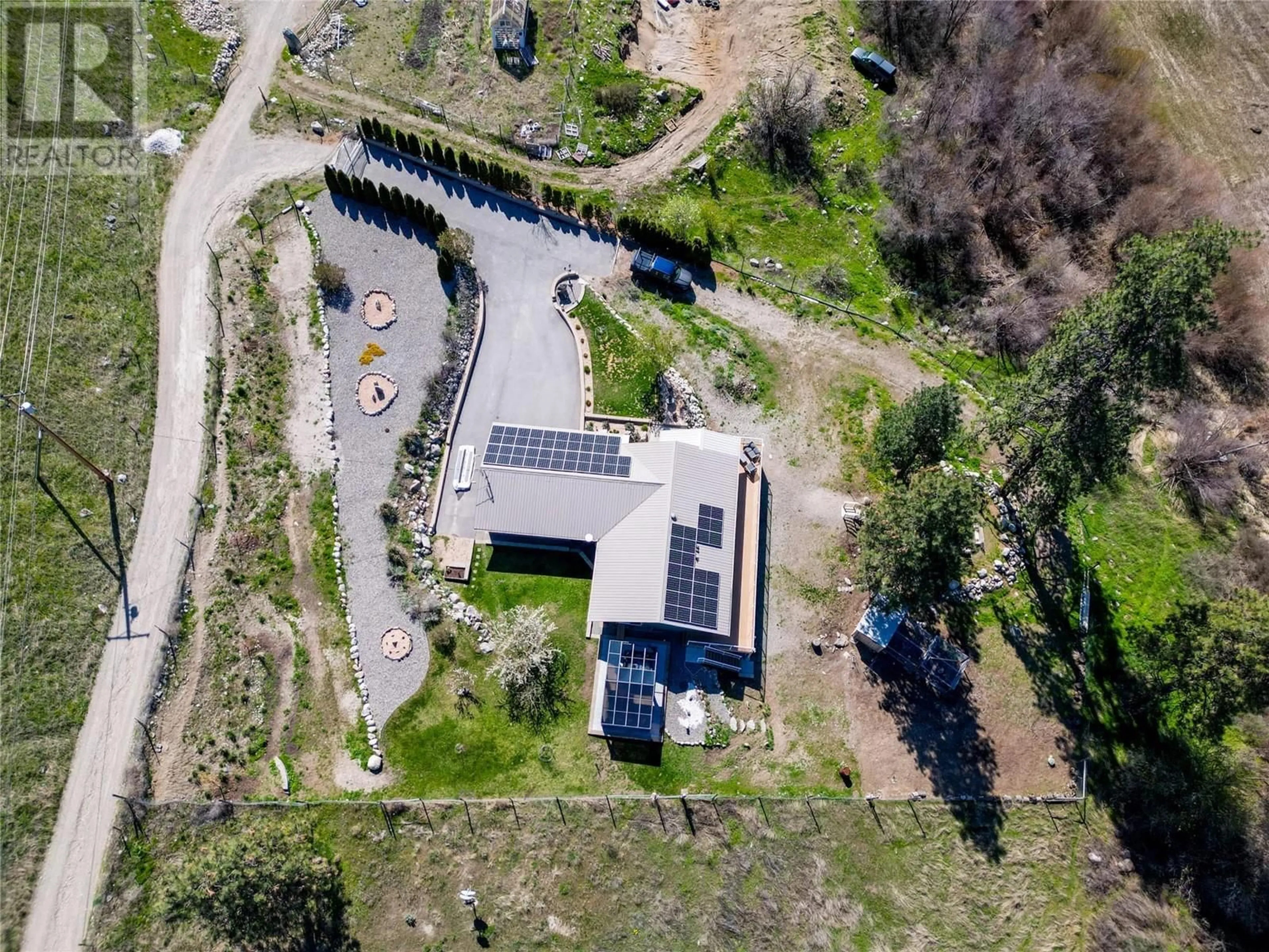 A pic from outside/outdoor area/front of a property/back of a property/a pic from drone, building for 1998 HWY 97 HIGHWAY, Okanagan Falls British Columbia V0H1R0