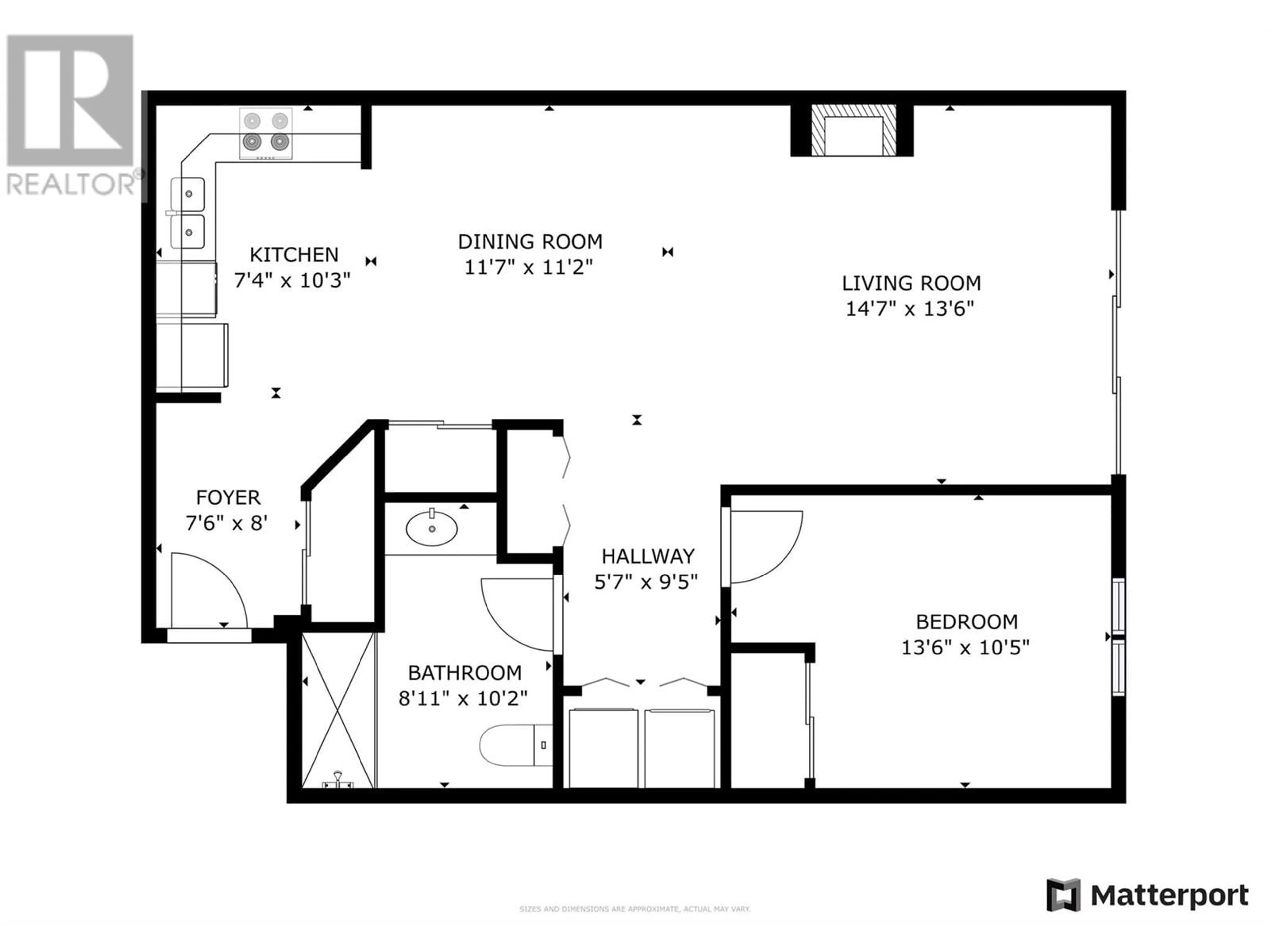 Floor plan for 119 - 920 SASKATOON ROAD, Kelowna British Columbia V1X7P8