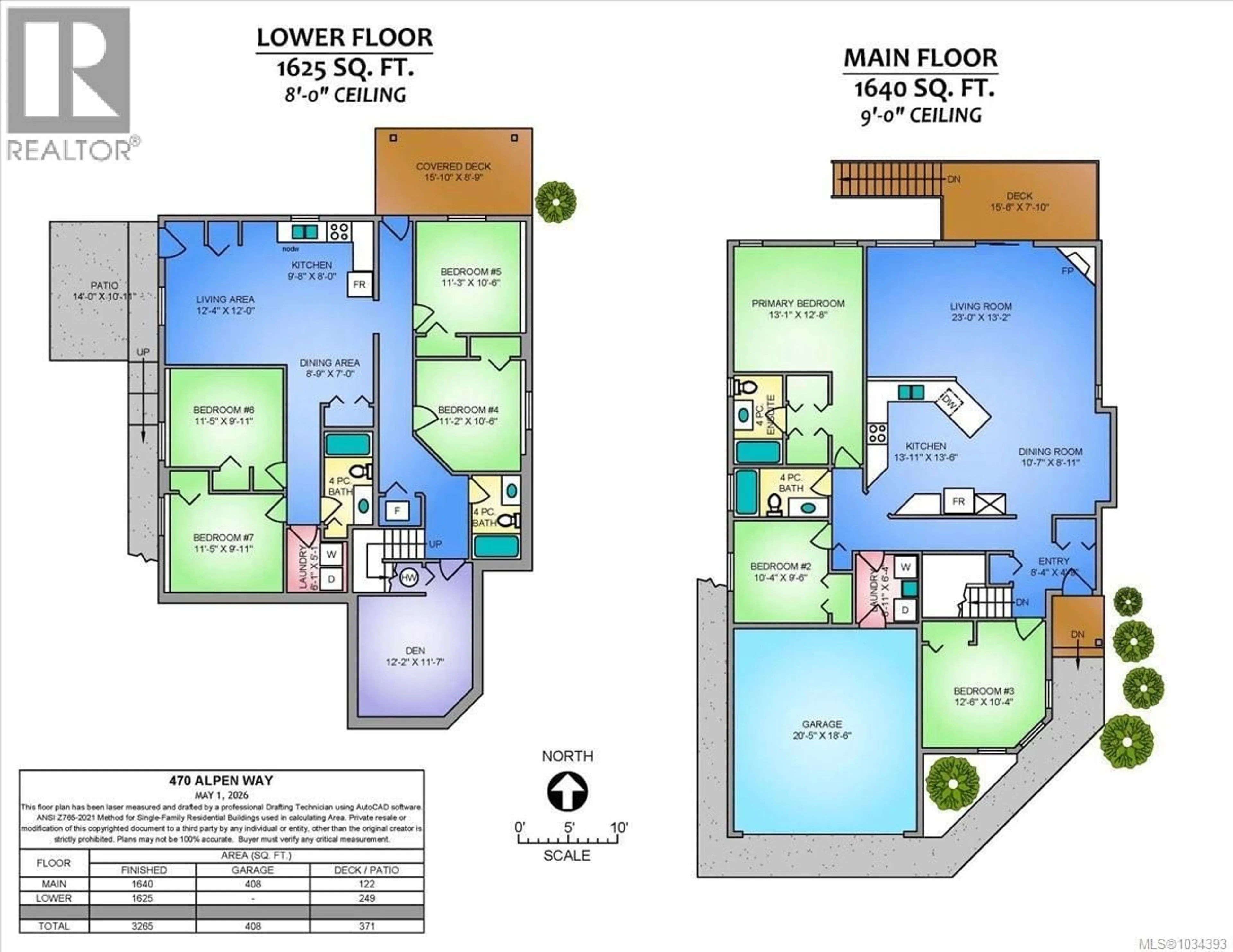 Floor plan for 470 ALPEN WAY, Nanaimo British Columbia V9R0B9