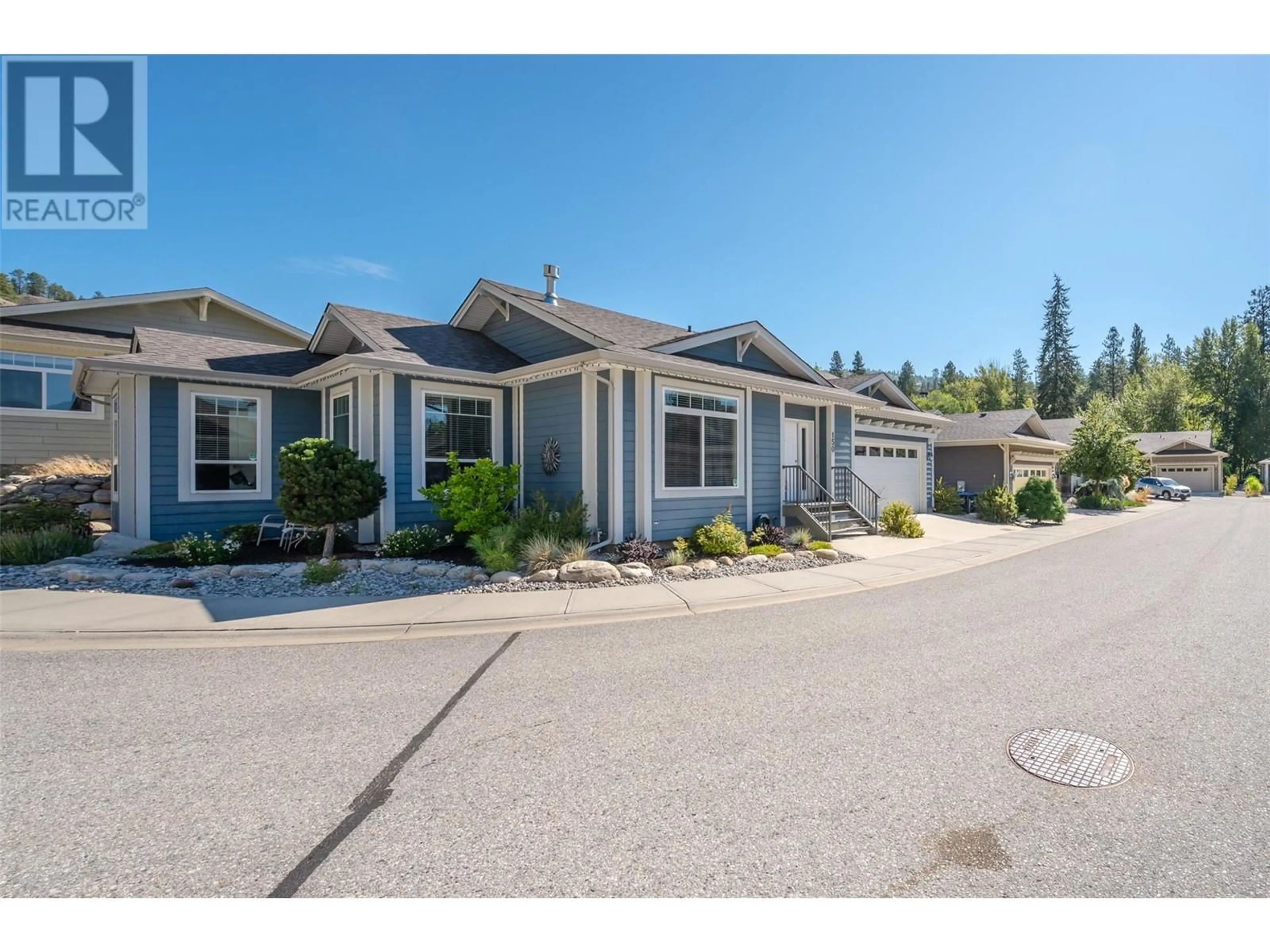 A pic from outside/outdoor area/front of a property/back of a property/a pic from drone, street for 150 - 1675 PENTICTON AVENUE, Penticton British Columbia V2A9E2