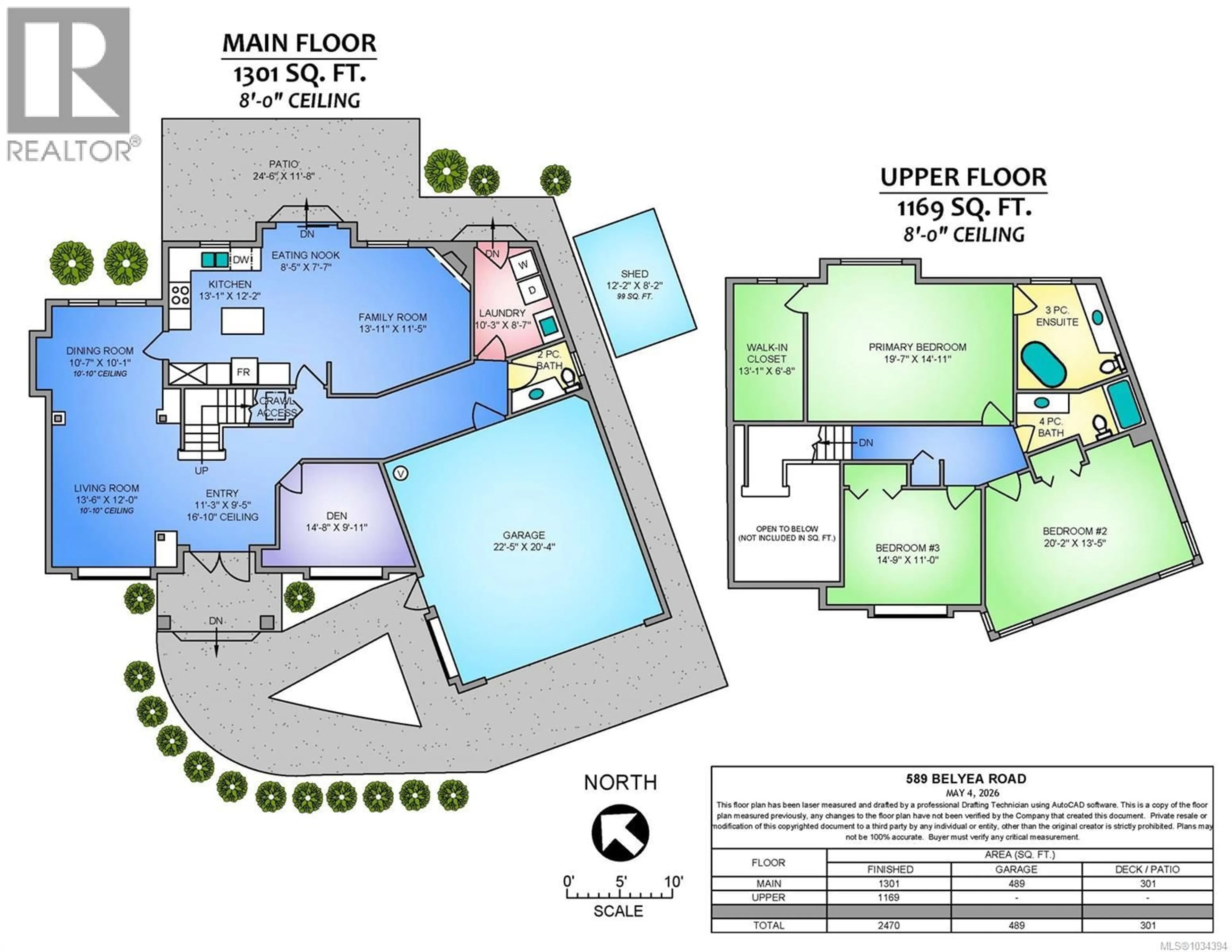 Floor plan for 589 BELYEA ROAD, Qualicum Beach British Columbia V9K1H3