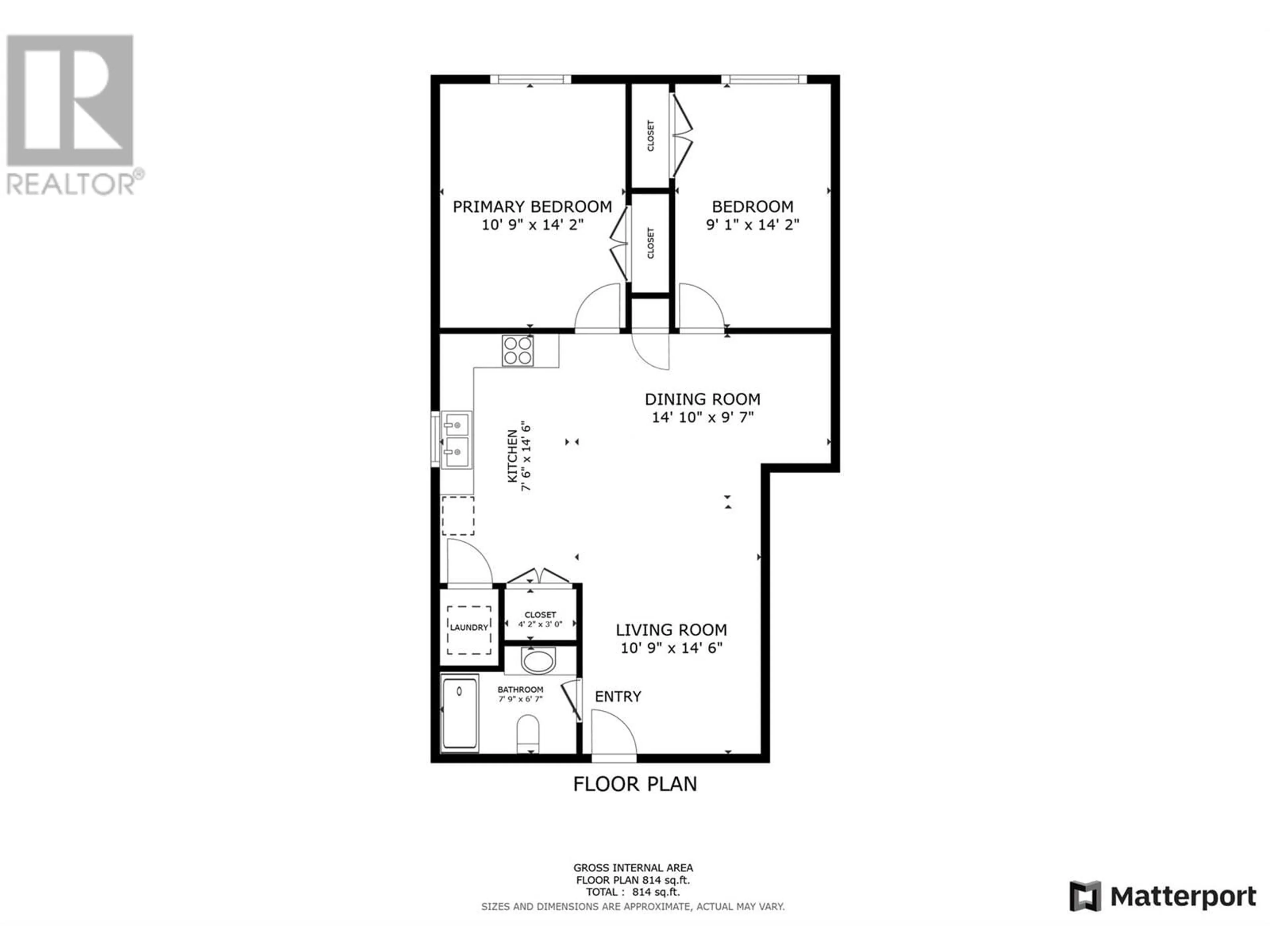 Floor plan for 4503 23 STREET, Vernon British Columbia V1T9J4