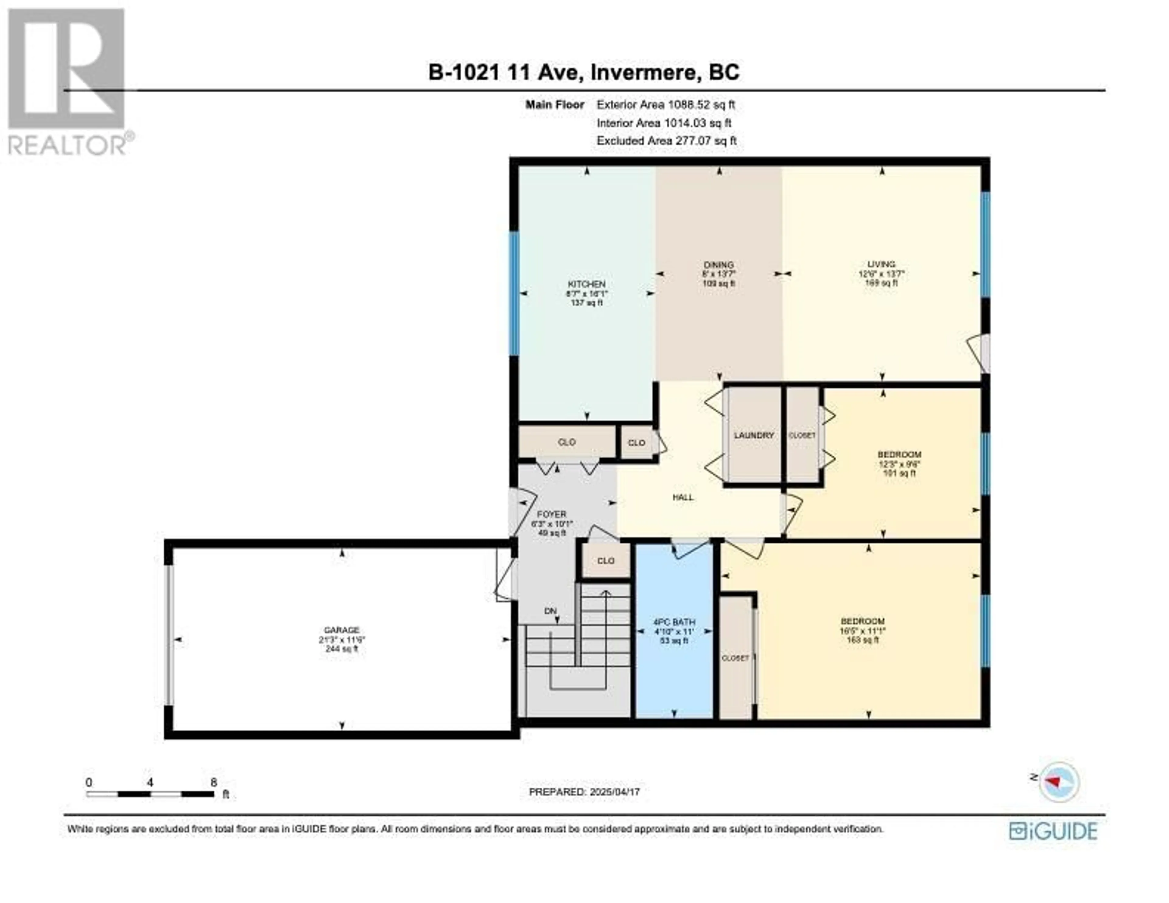 Floor plan for 1021B 11TH AVENUE, Invermere British Columbia V0A1K0