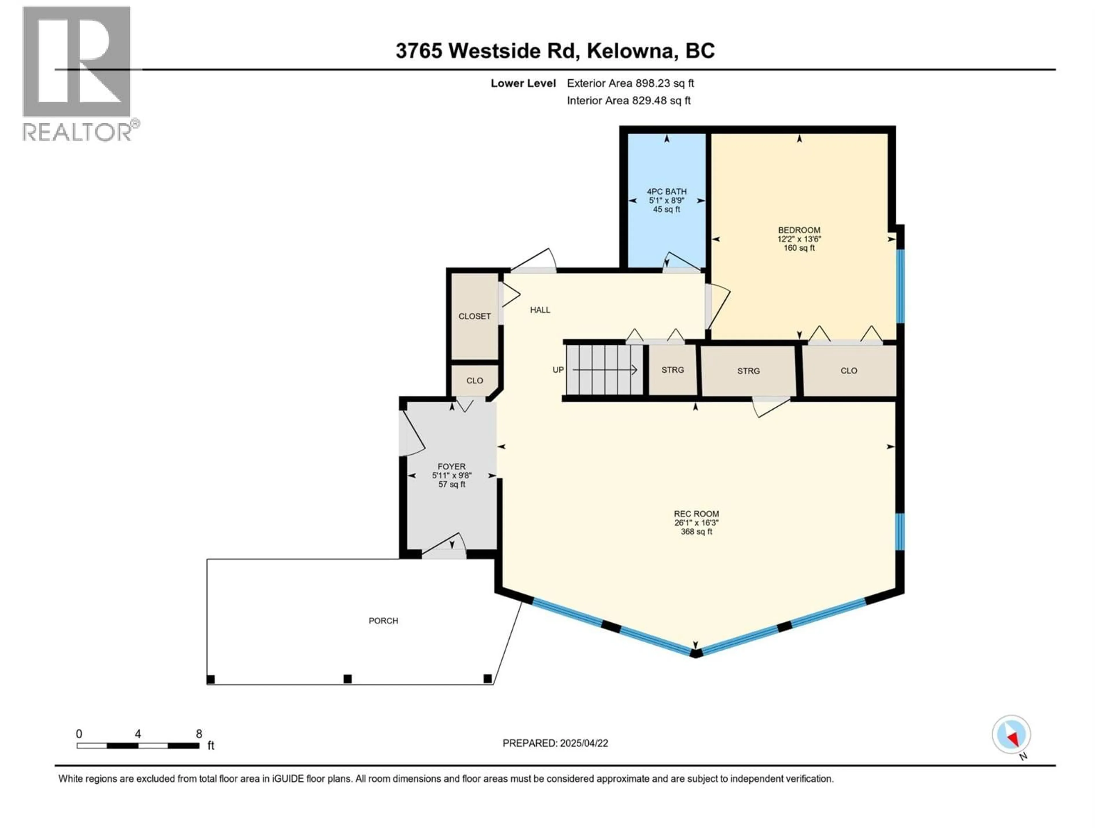 Floor plan for 3765 WESTSIDE ROAD NORTH, Kelowna British Columbia V1Z3W8