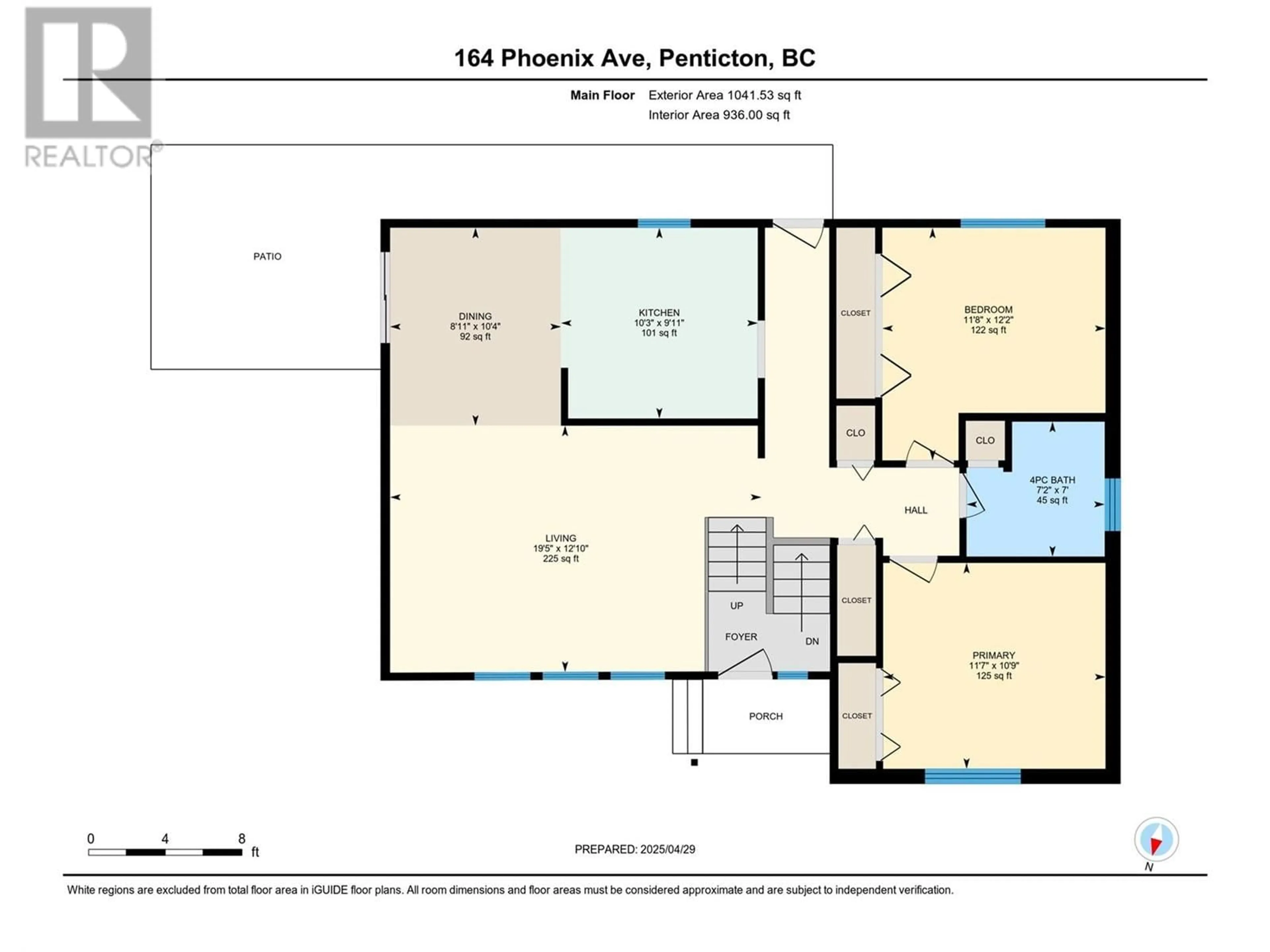 Floor plan for 164 PHOENIX AVENUE, Penticton British Columbia V2A2Z5