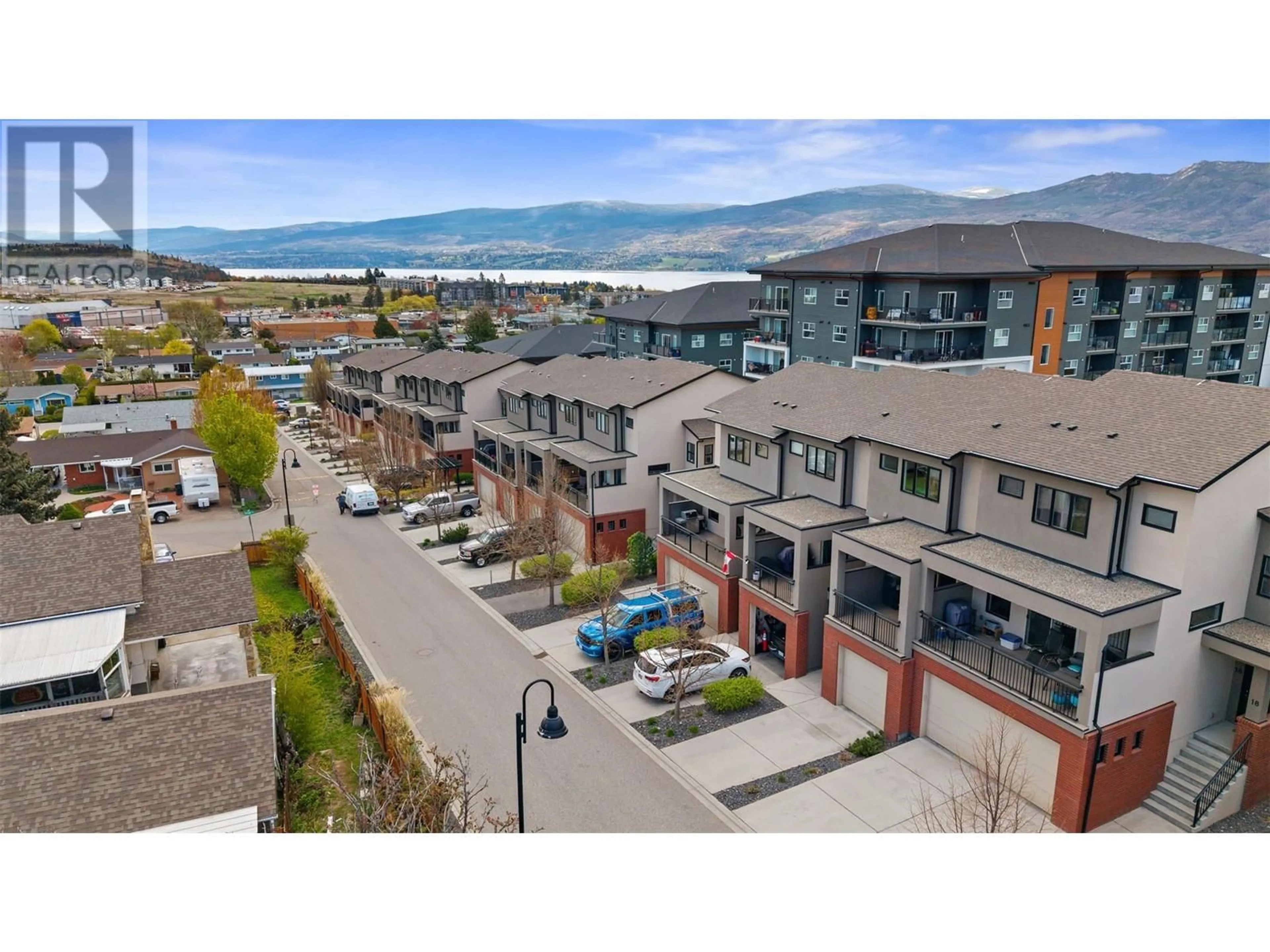 A pic from outside/outdoor area/front of a property/back of a property/a pic from drone, mountain view for 17 - 3620 BROWN ROAD, West Kelowna British Columbia V4T3L2