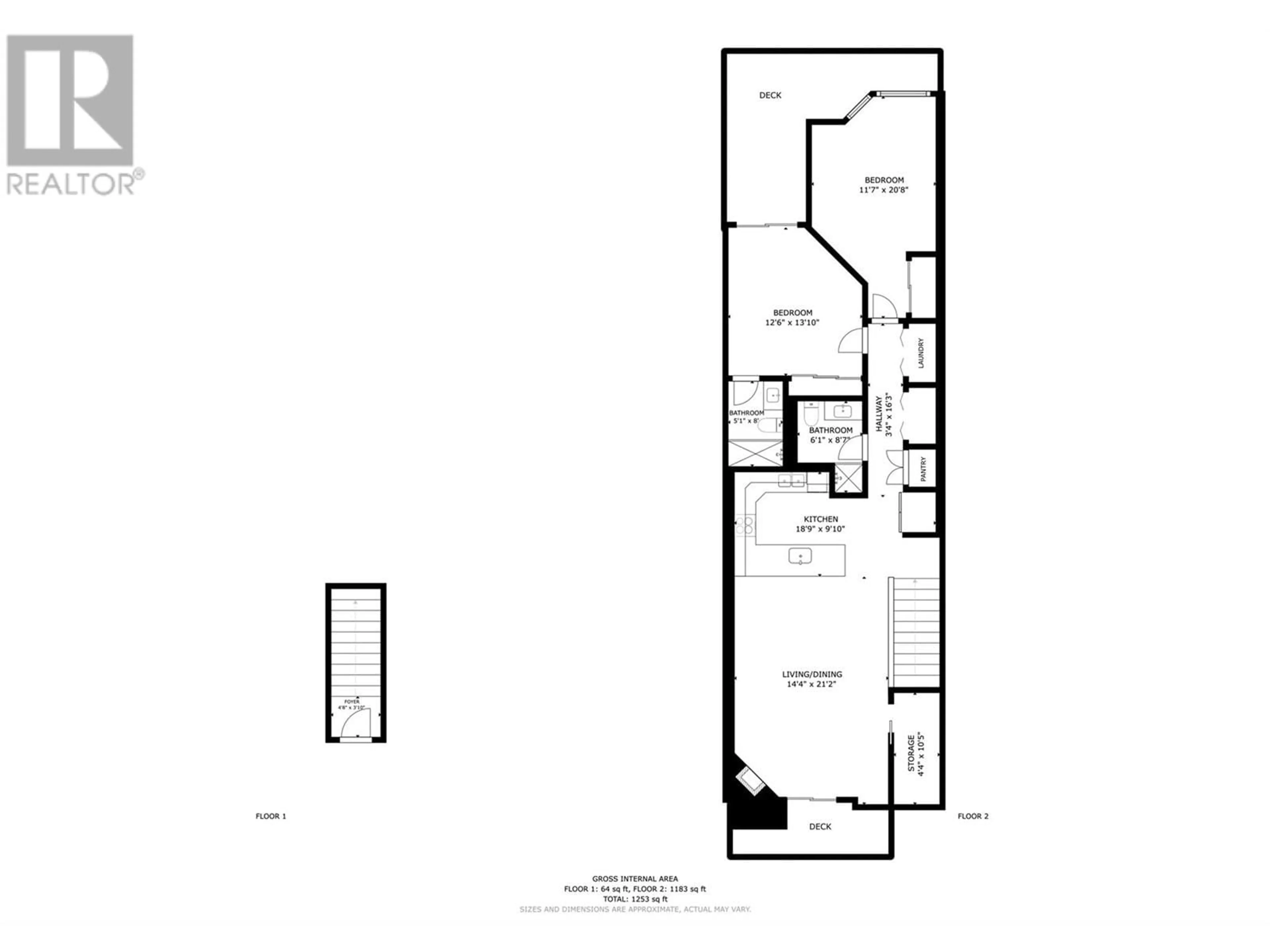 Floor plan for 216 - 2350 STILLINGFLEET ROAD, Kelowna British Columbia V1W3X9