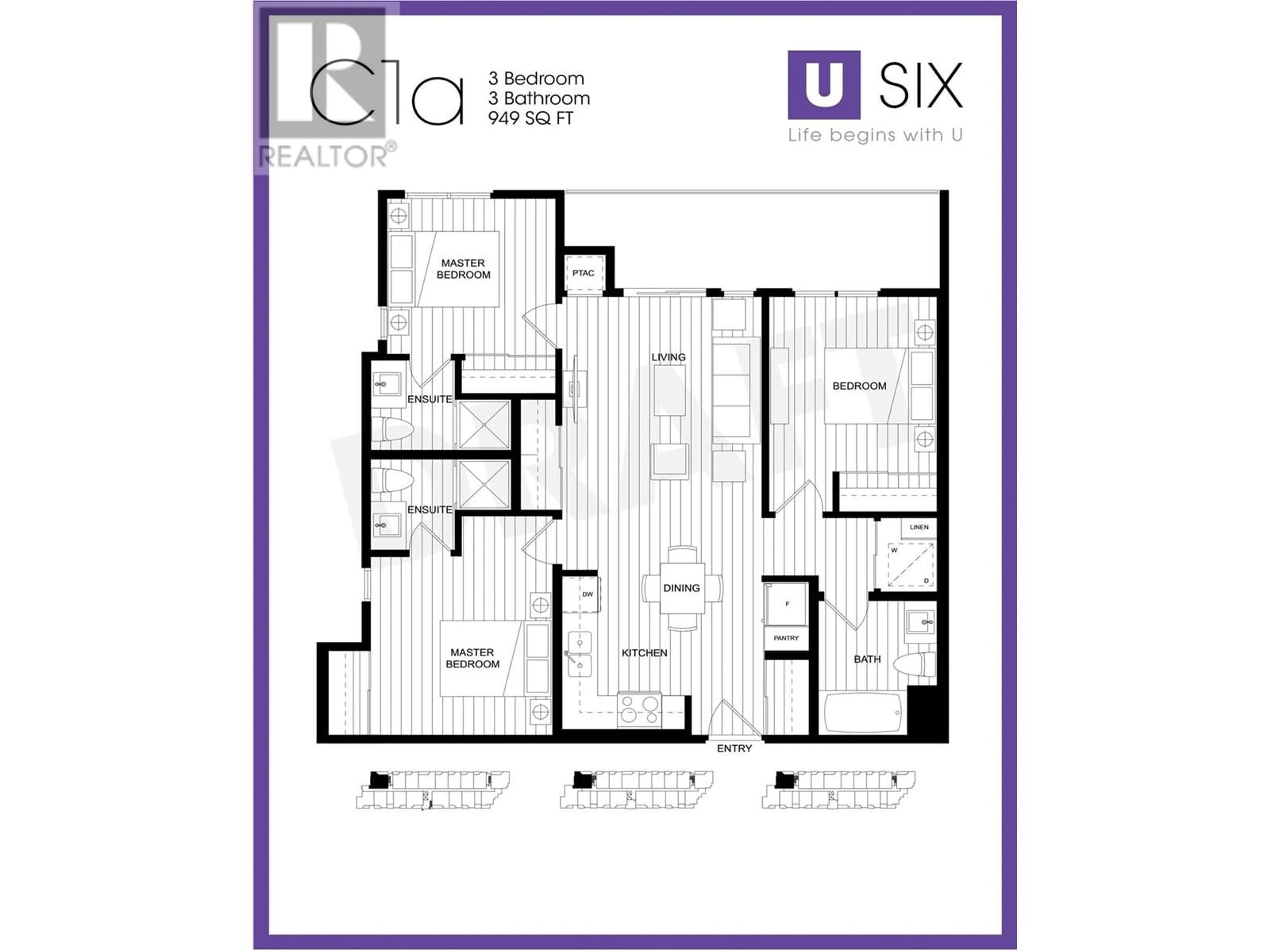 Floor plan for 207 - 695 ACADEMY WAY, Kelowna British Columbia V1V0C7