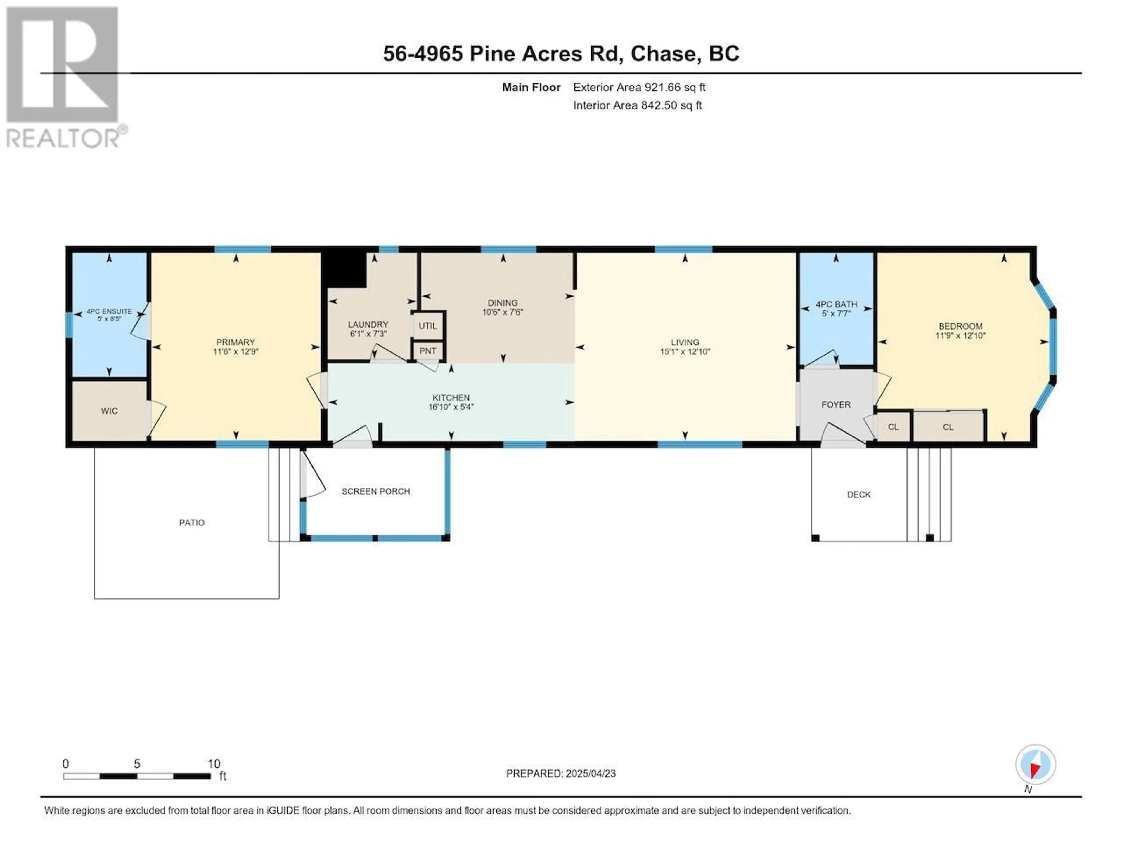 Floor plan for 56 - 4965 PINE ACRES ROAD, Chase British Columbia V0E1M3