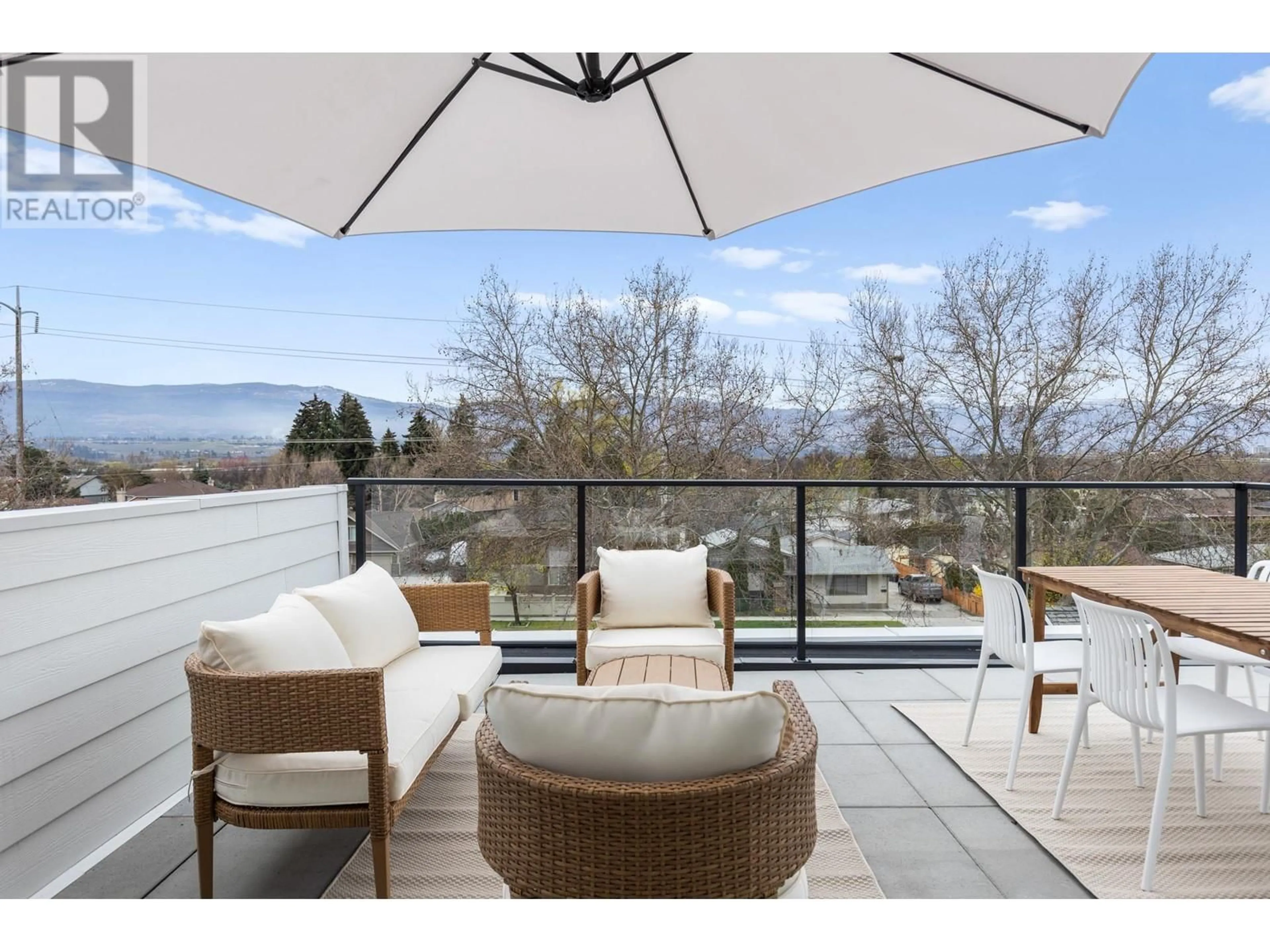 Patio, mountain view for 5 - 1463 INKAR ROAD, Kelowna British Columbia V1Y8J1