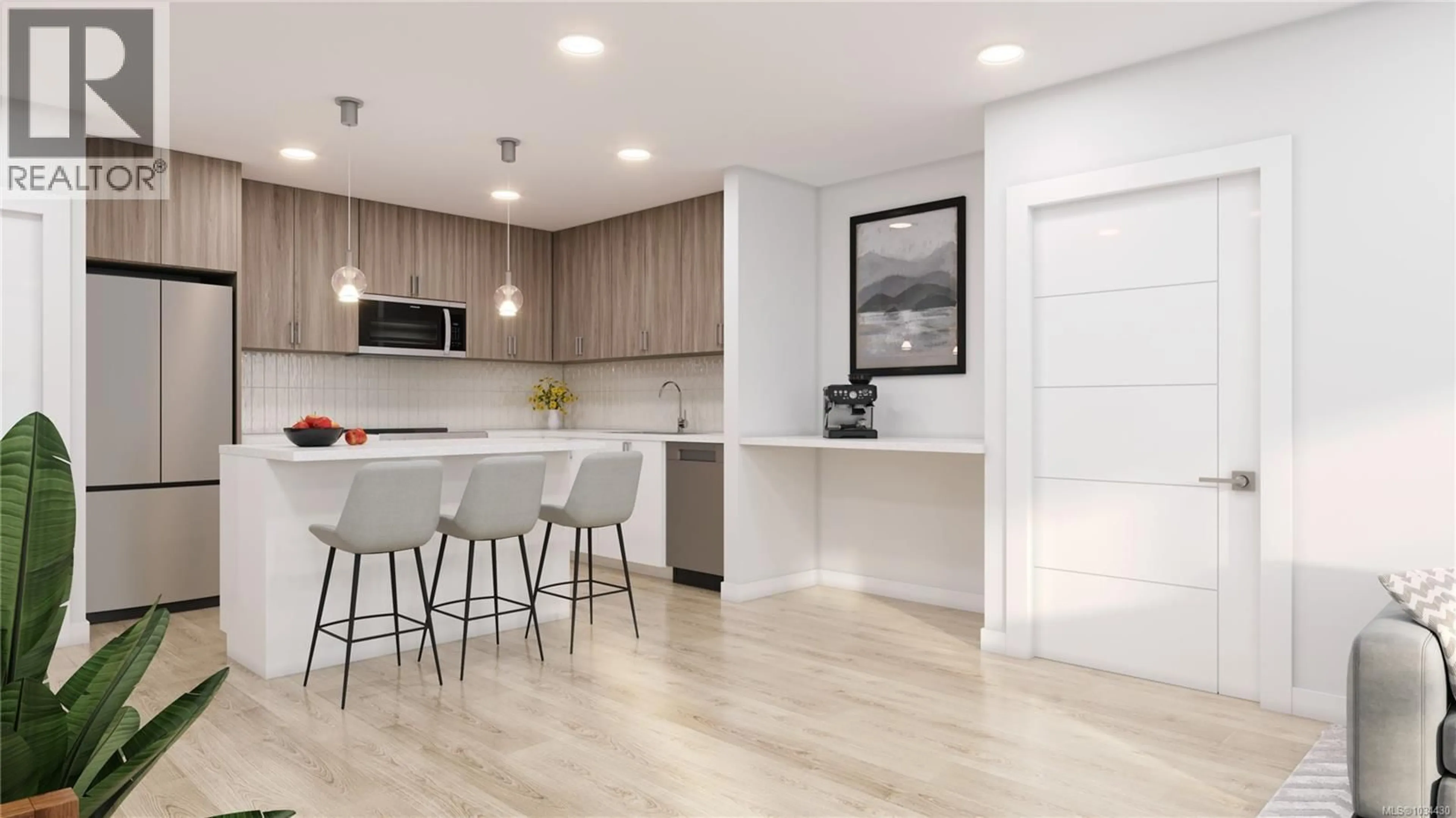 Open concept kitchen, unknown for 211 - 777 STATION AVENUE, Langford British Columbia V9B2S1