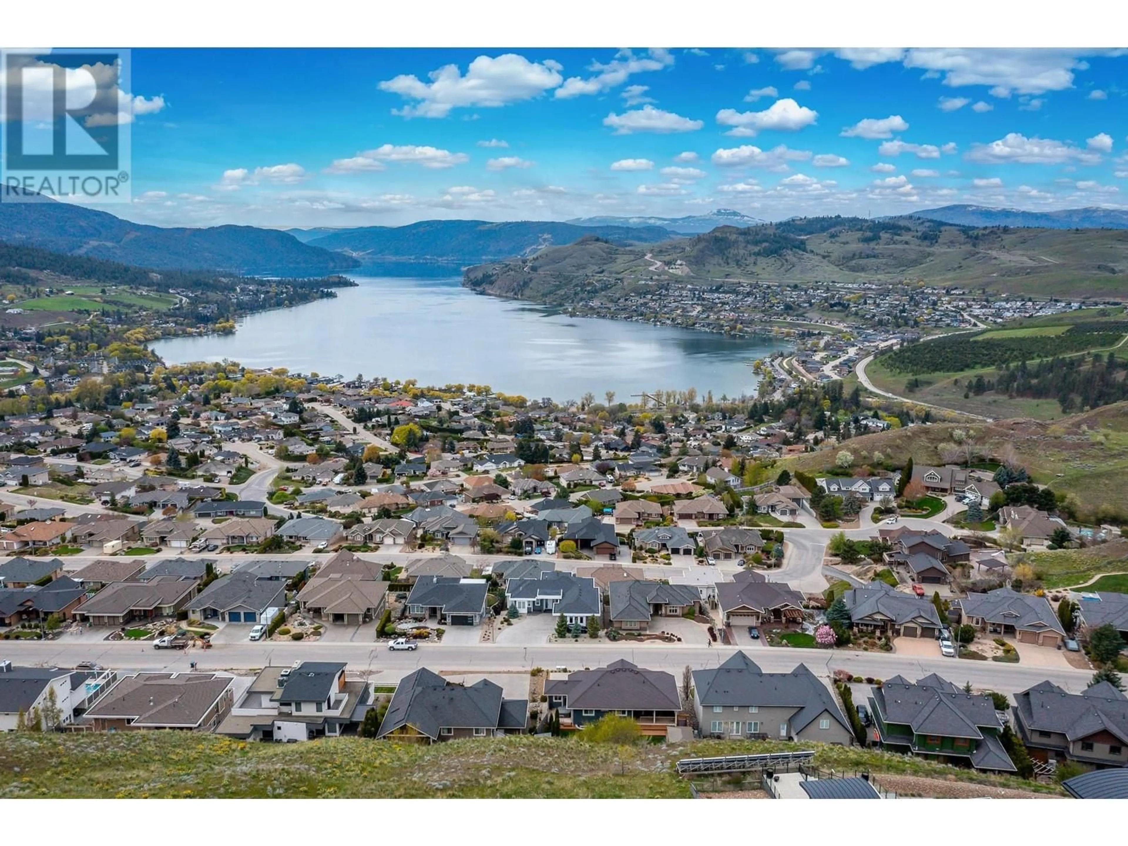 A pic from outside/outdoor area/front of a property/back of a property/a pic from drone, water/lake/river/ocean view for 721 MT IDA DRIVE, Coldstream British Columbia V1B3Z6