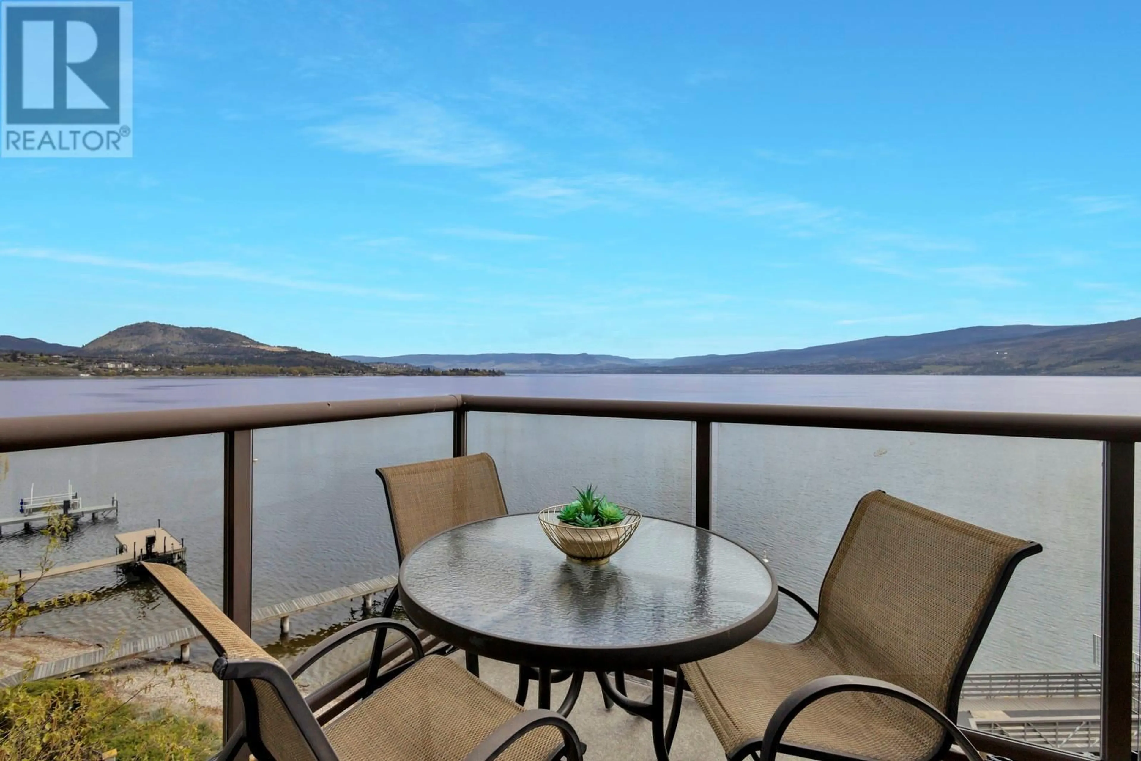 Patio, water/lake/river/ocean view for 409 - 4205 GELLATLY ROAD, West Kelowna British Columbia V4T2K2