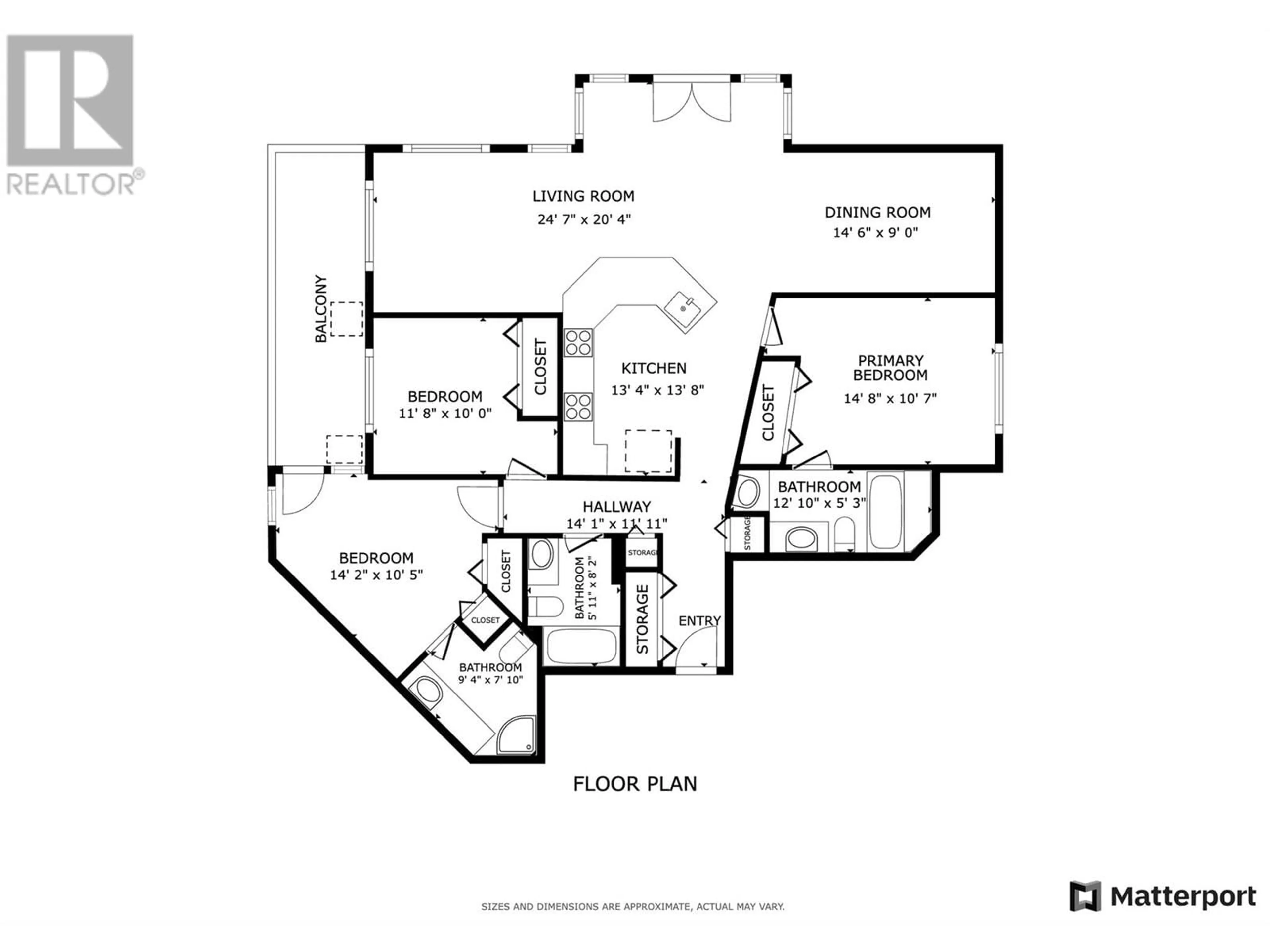 Floor plan for 409 - 4205 GELLATLY ROAD, West Kelowna British Columbia V4T2K2
