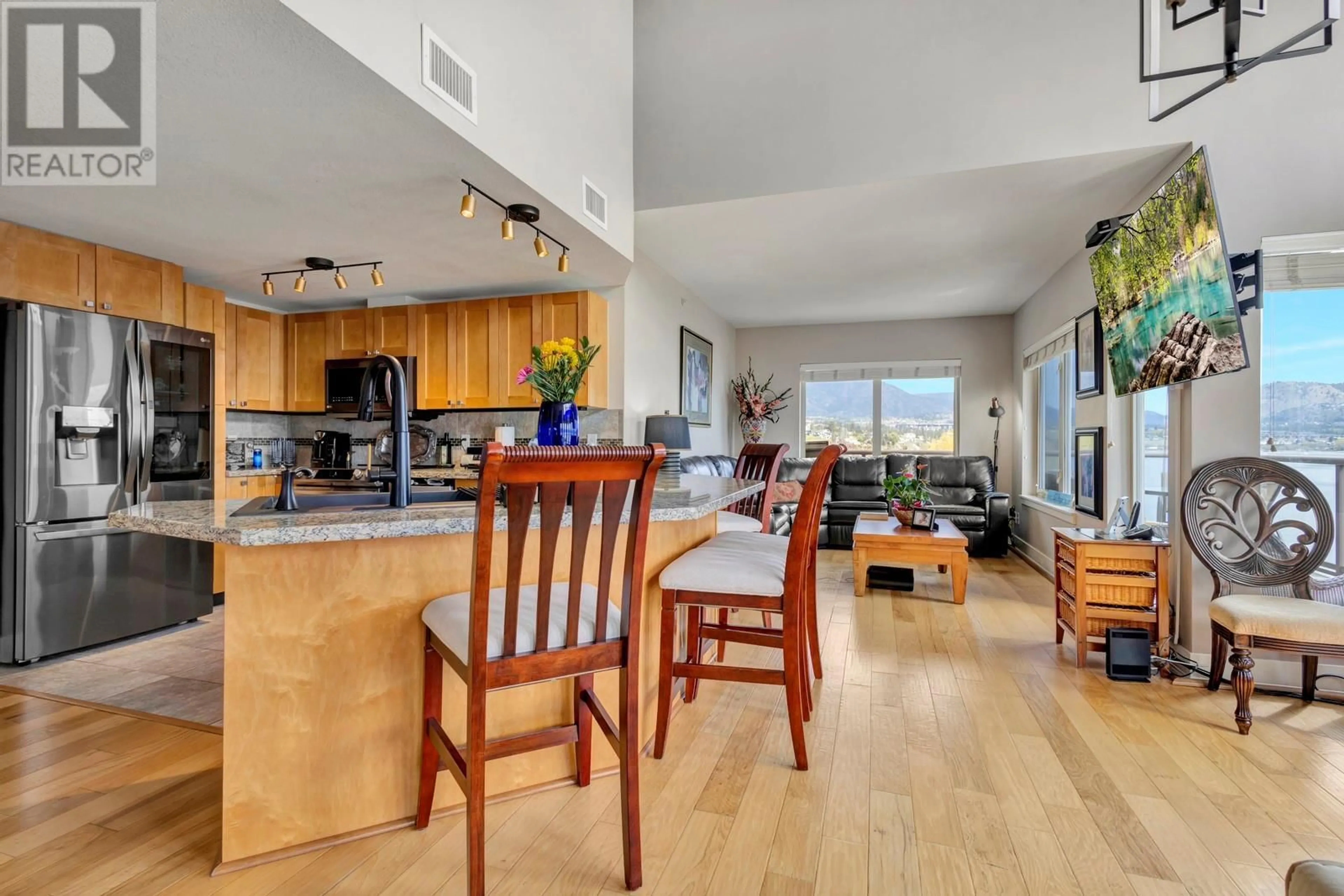 Open concept kitchen, unknown for 409 - 4205 GELLATLY ROAD, West Kelowna British Columbia V4T2K2