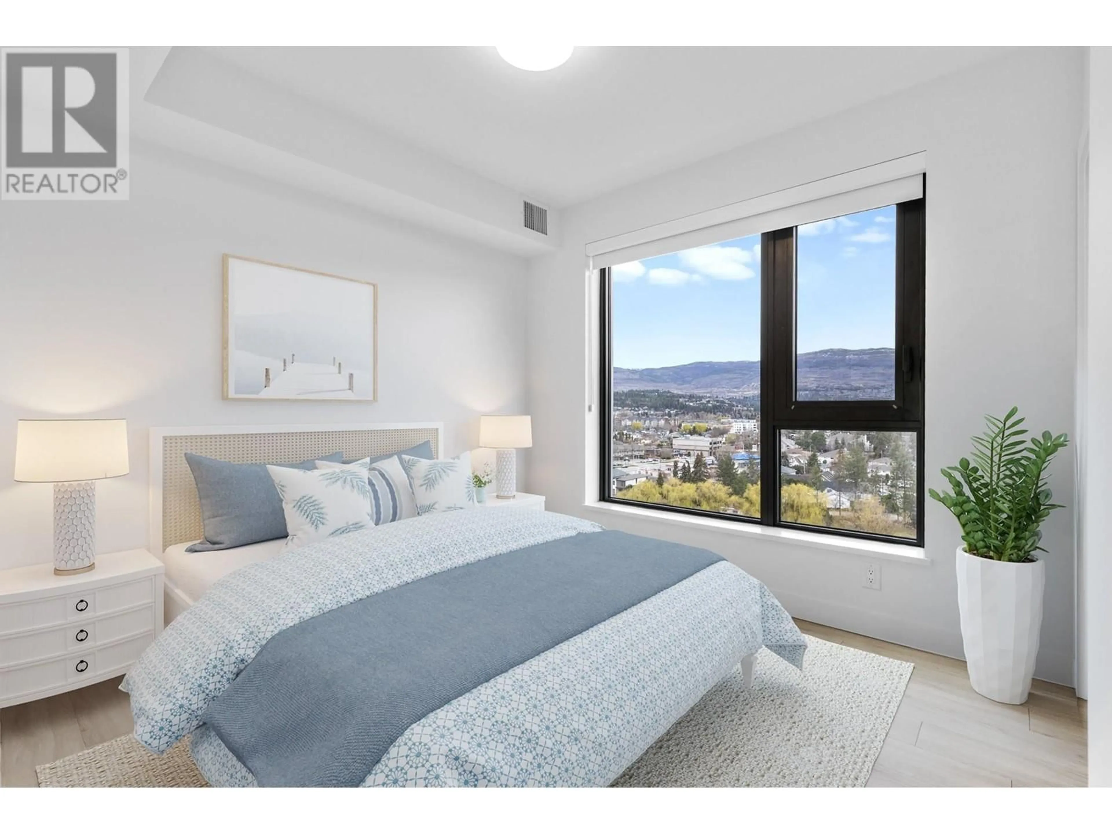 Bedroom with bed, unknown for 1207 - 3699 CAPOZZI ROAD, Kelowna British Columbia V1W0G3