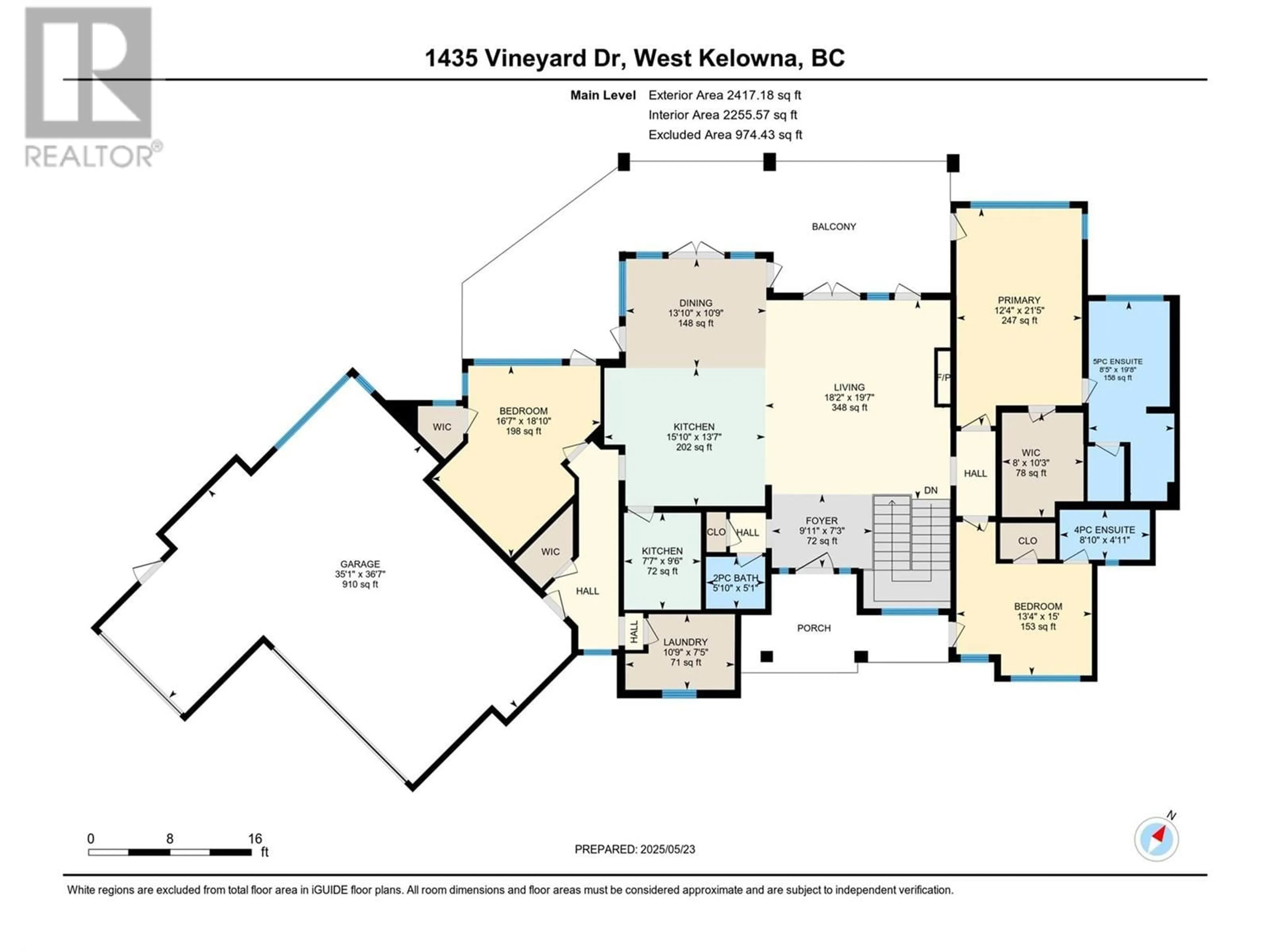 Floor plan for 1435 VINEYARD DRIVE, West Kelowna British Columbia V4T0E9