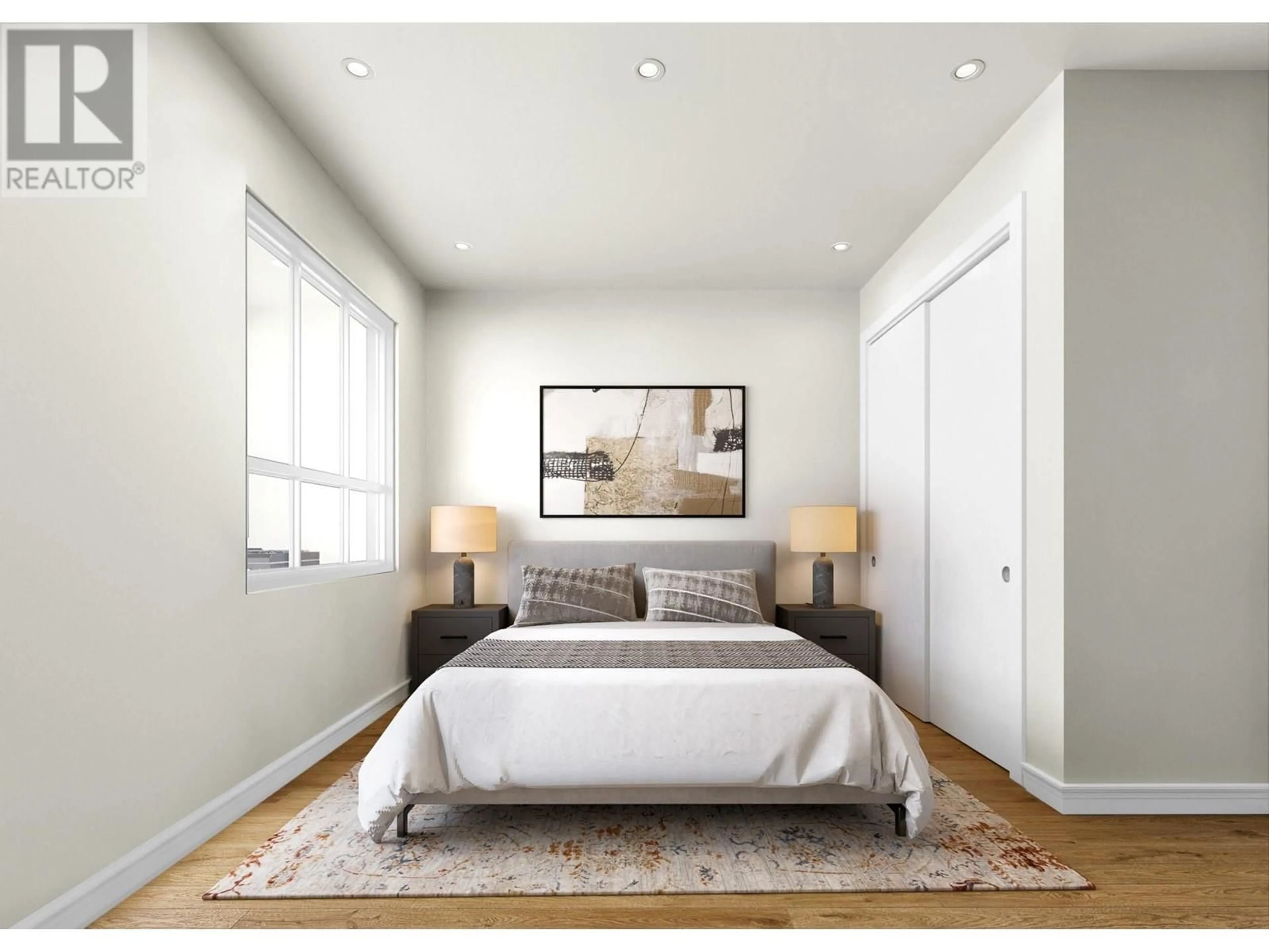 Bedroom with bed, unknown for 410 - 1844 QU'APPELLE BOULEVARD, Kamloops British Columbia V2E0A8